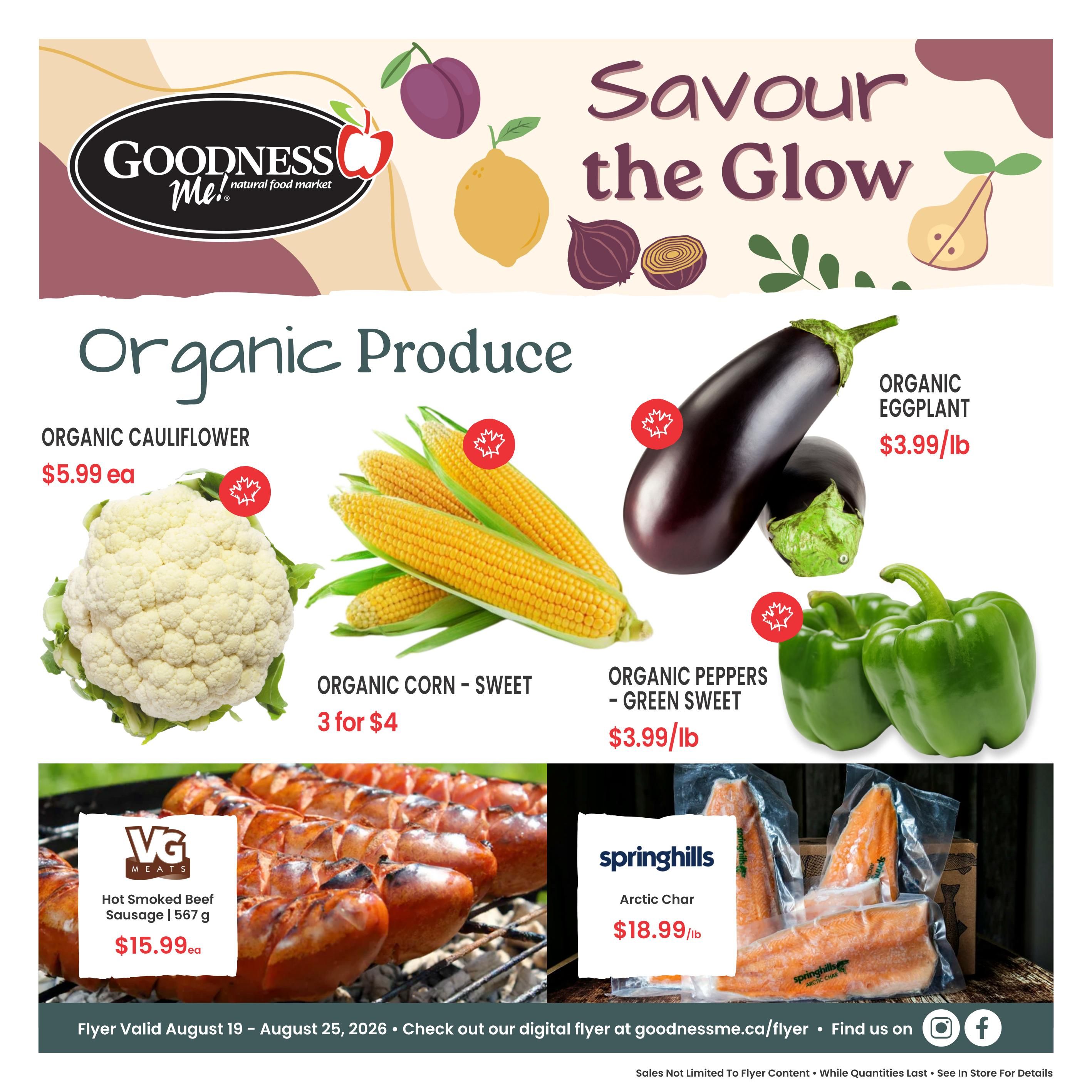 Goodness Me Flyer August 19 to 25