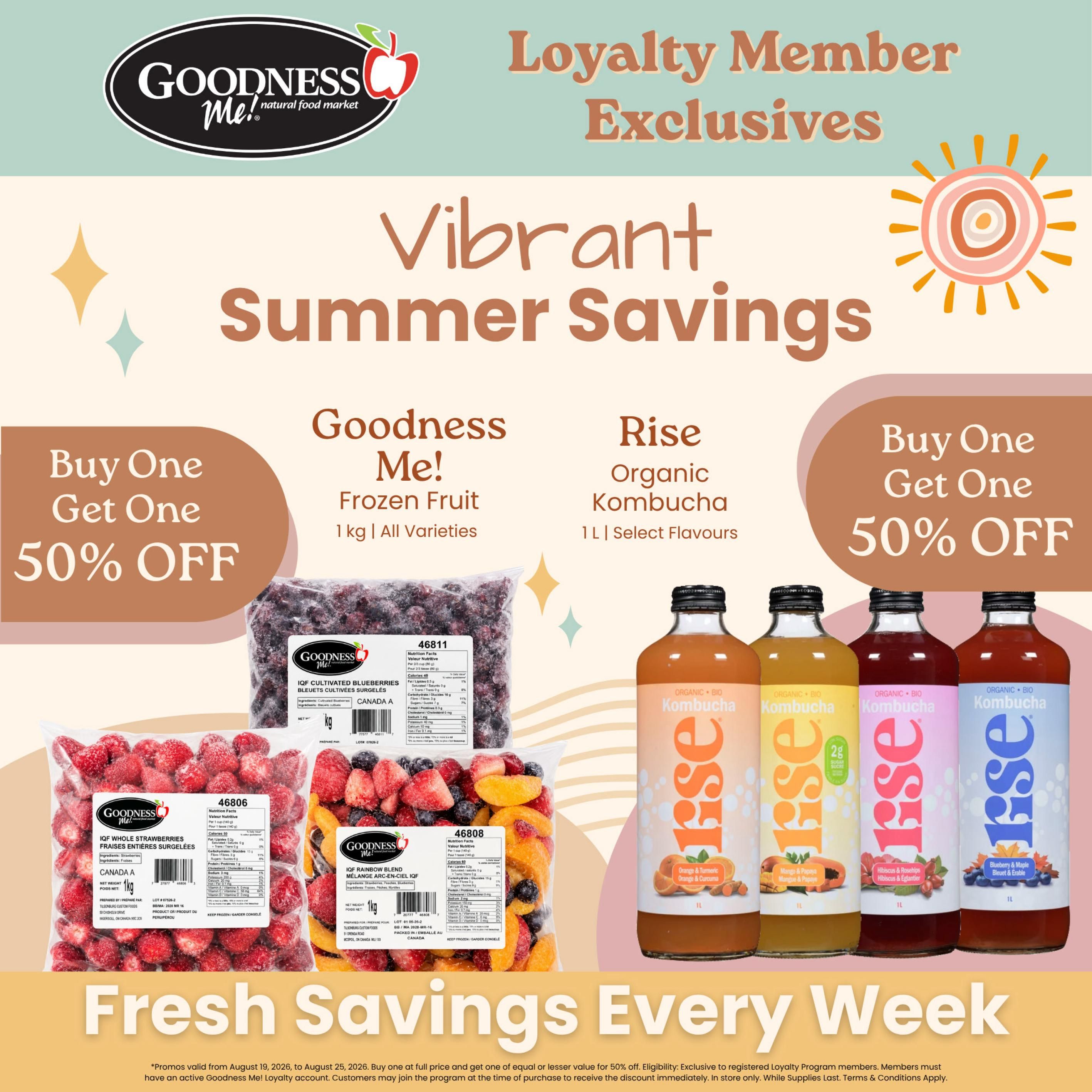 Goodness Me Flyer August 19 to 25