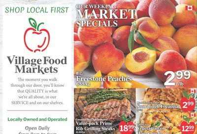 Village Food Markets Flyer August 19 to 25