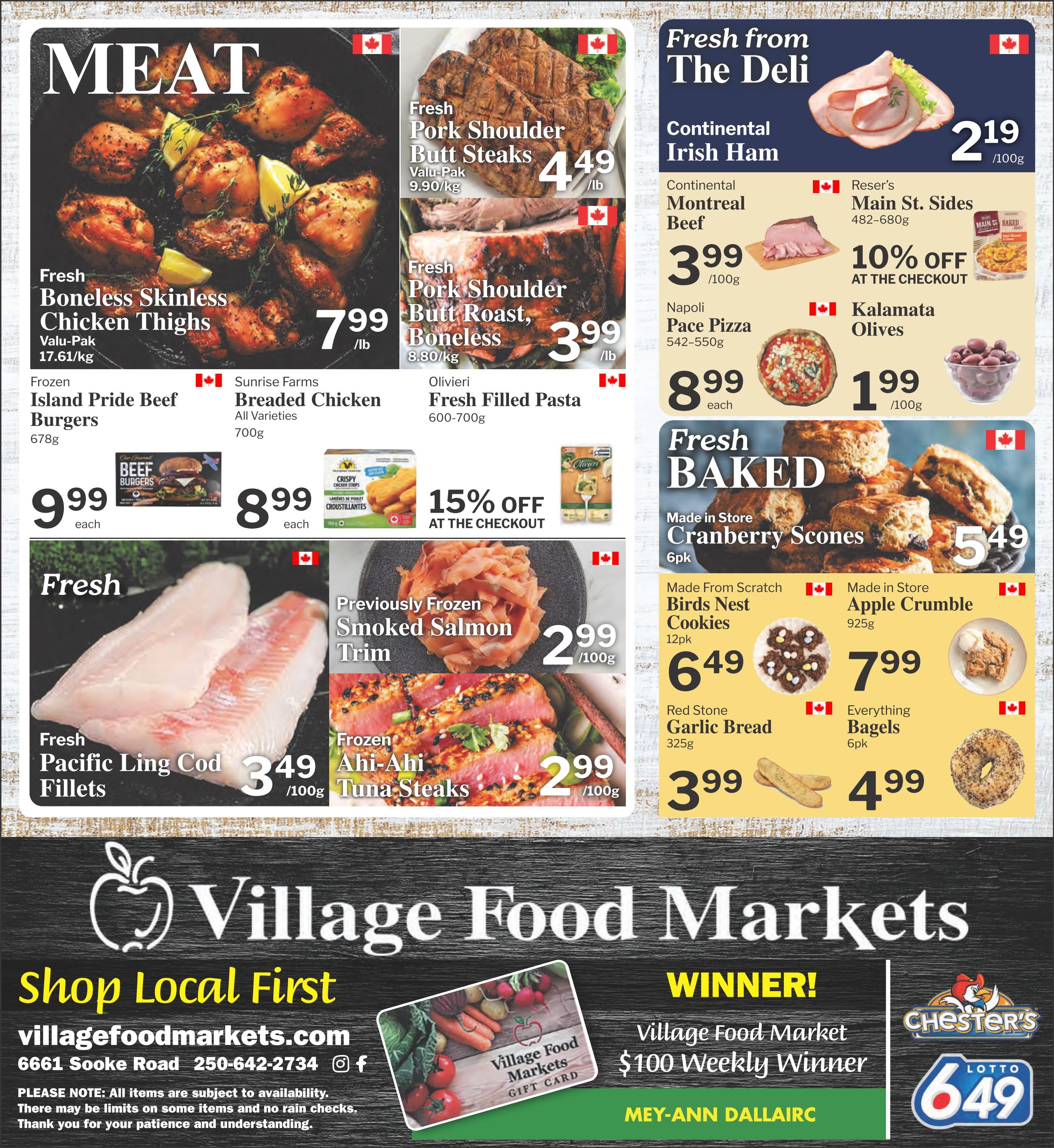 Village Food Markets Flyer August 19 to 25