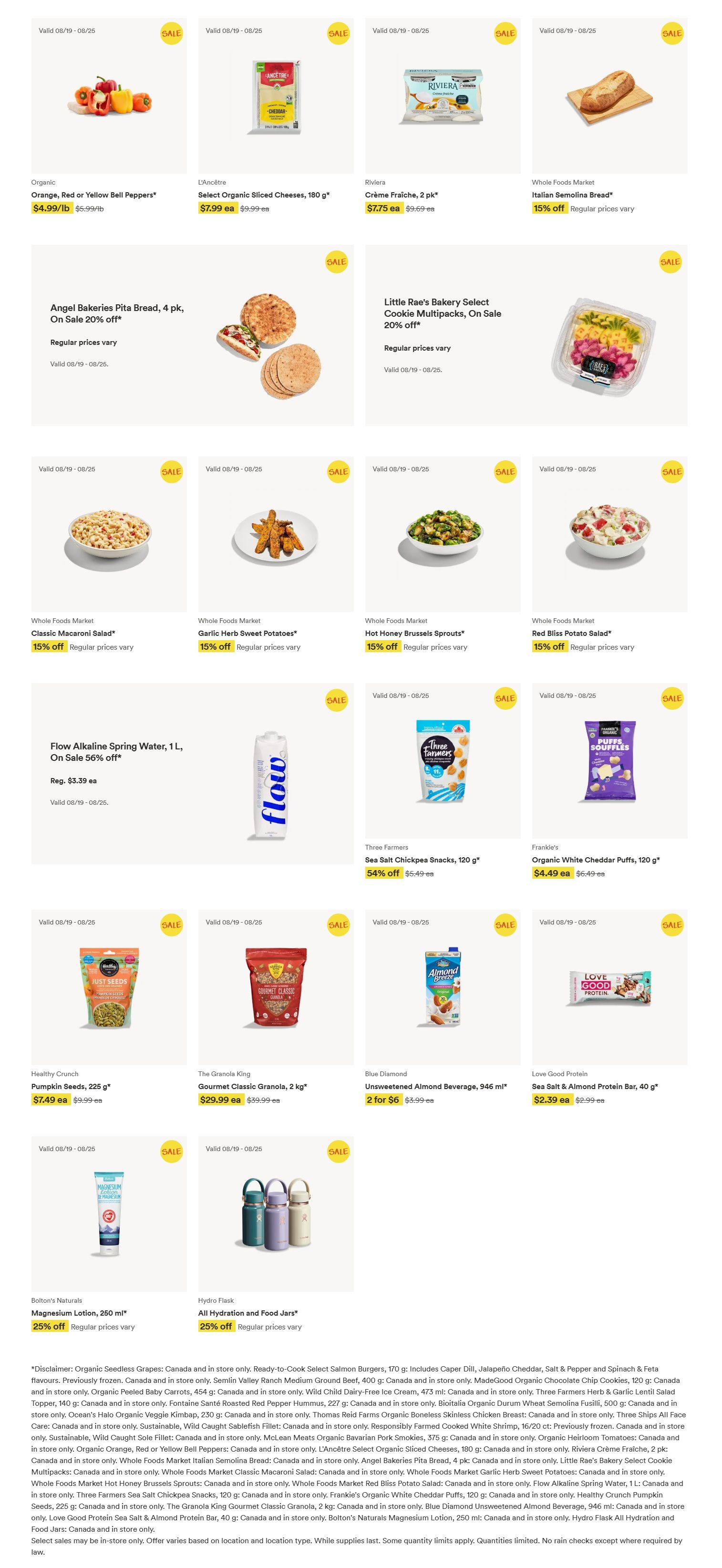 Whole Foods Market (West) Flyer August 19 to 25