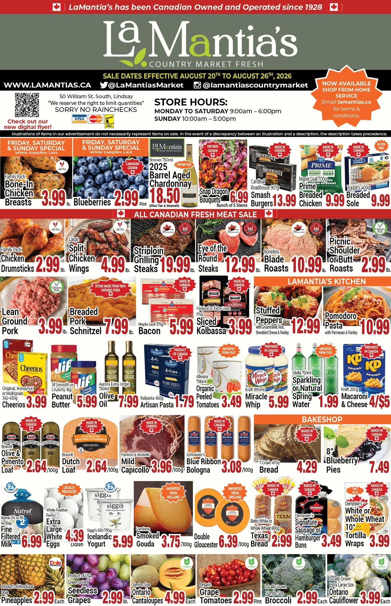 LaMantia's Flyer August 20 to 26