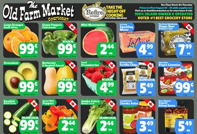 The Old Farm Market (Courtenay) Flyer August 20 to 26
