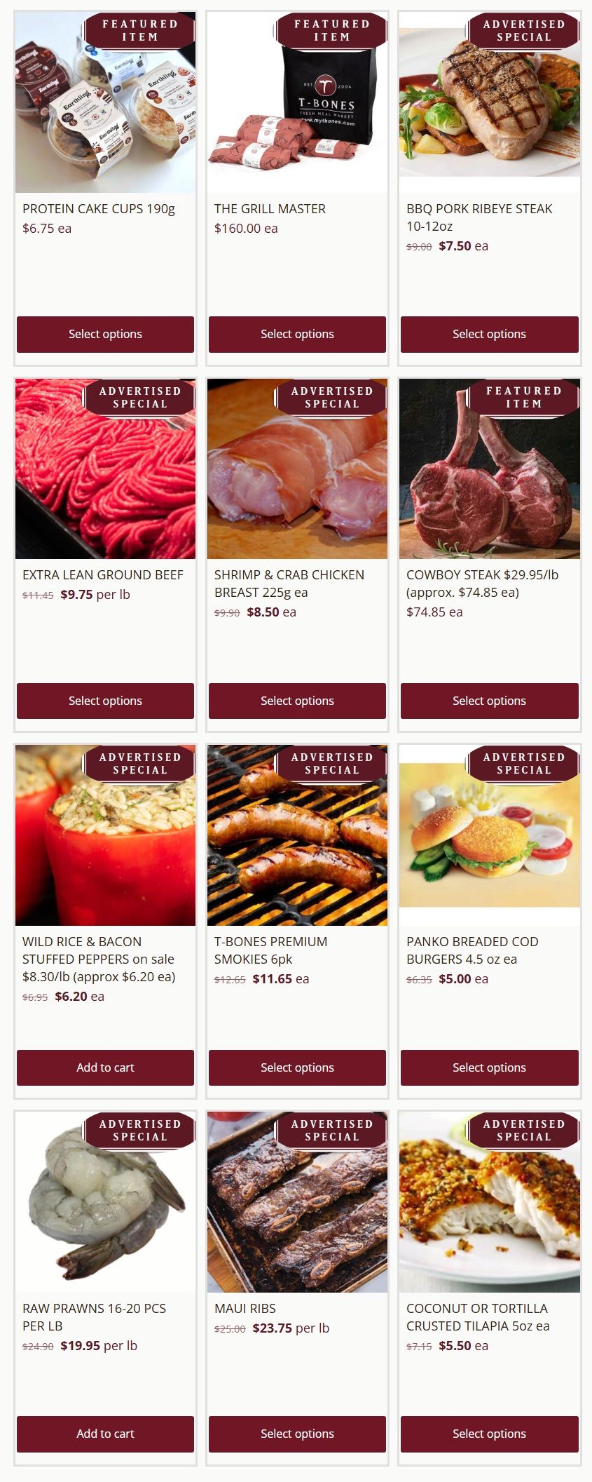 T-Bone's Flyer August 19 to 25