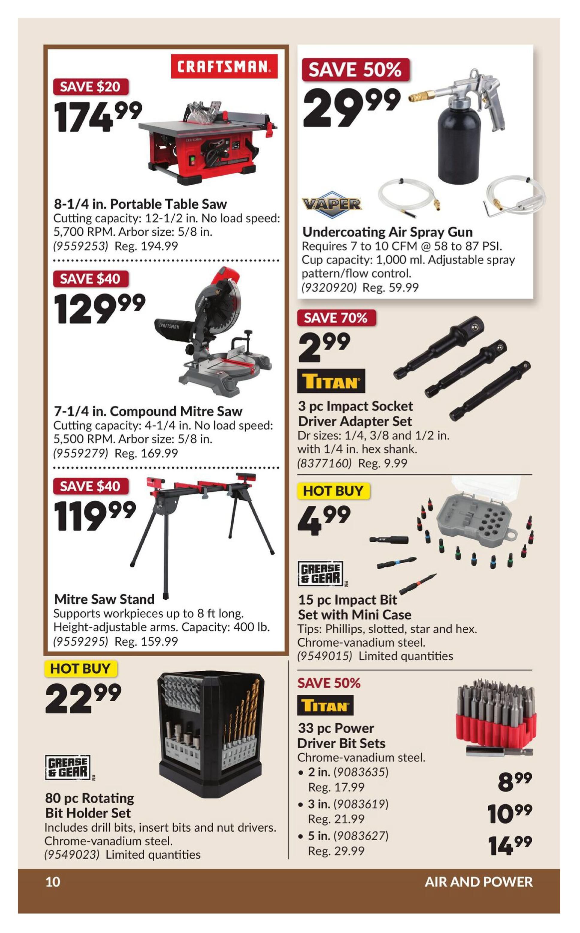 Princess Auto Flyer August 25 to September 6