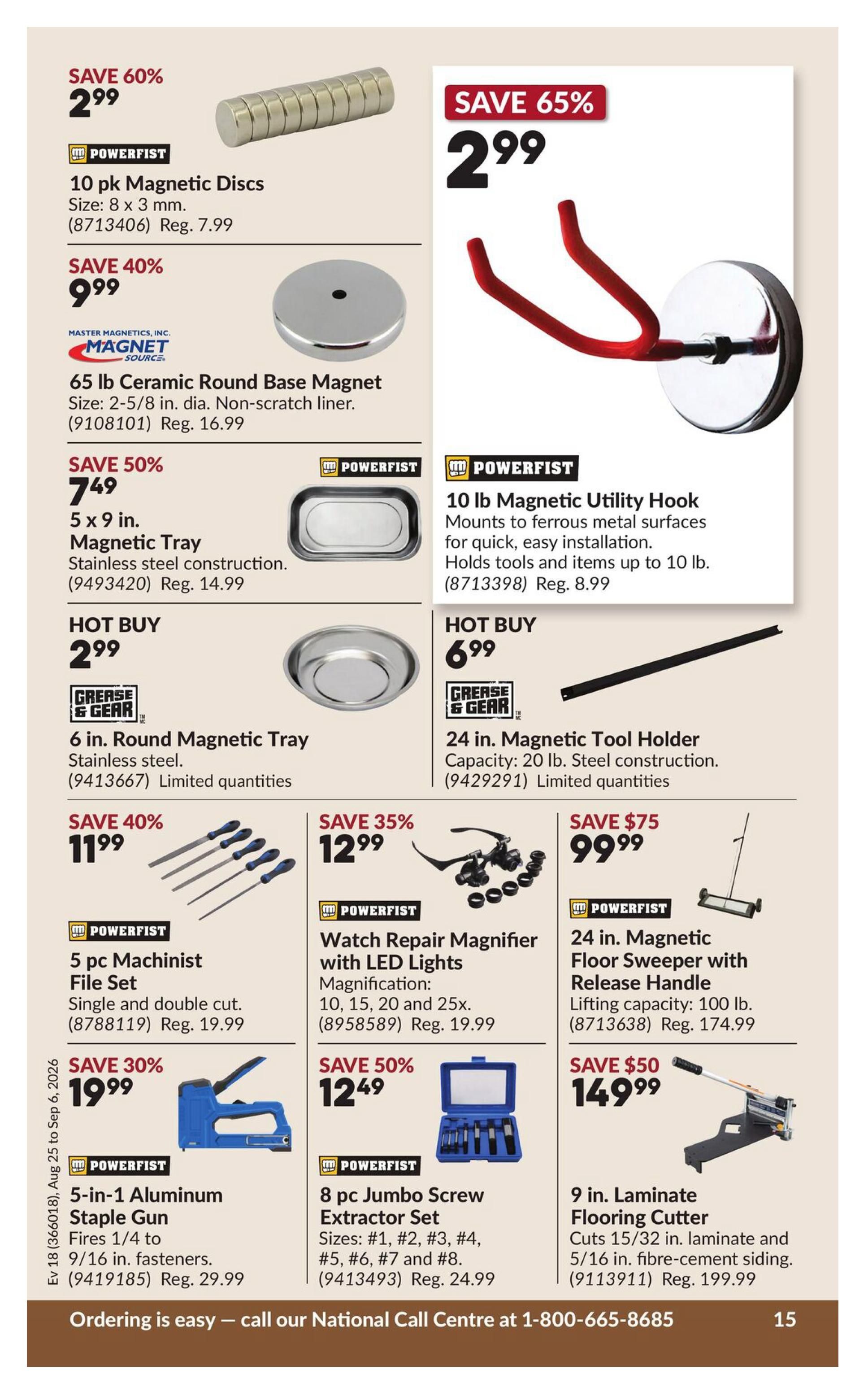 Princess Auto Flyer August 25 to September 6