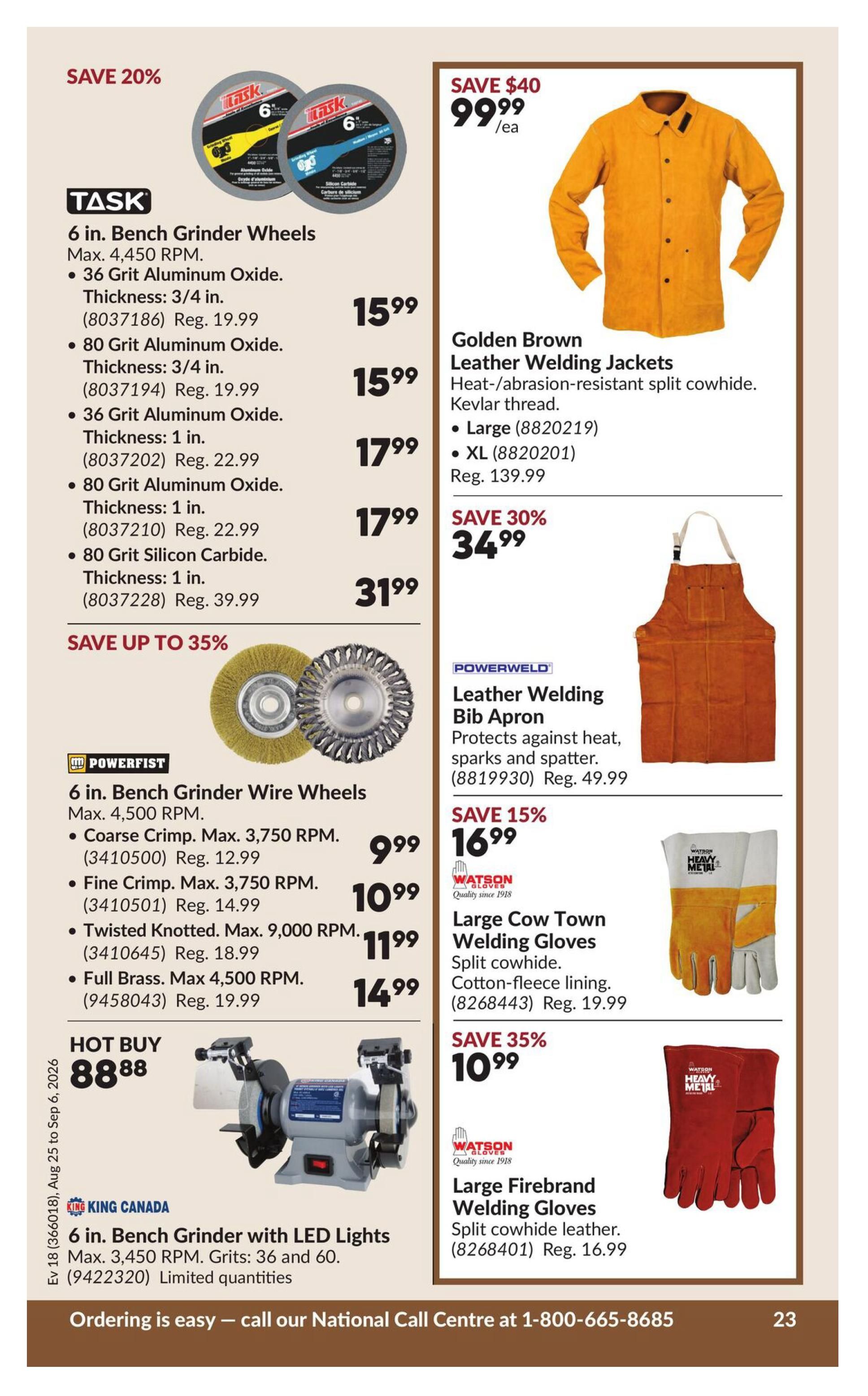 Princess Auto Flyer August 25 to September 6