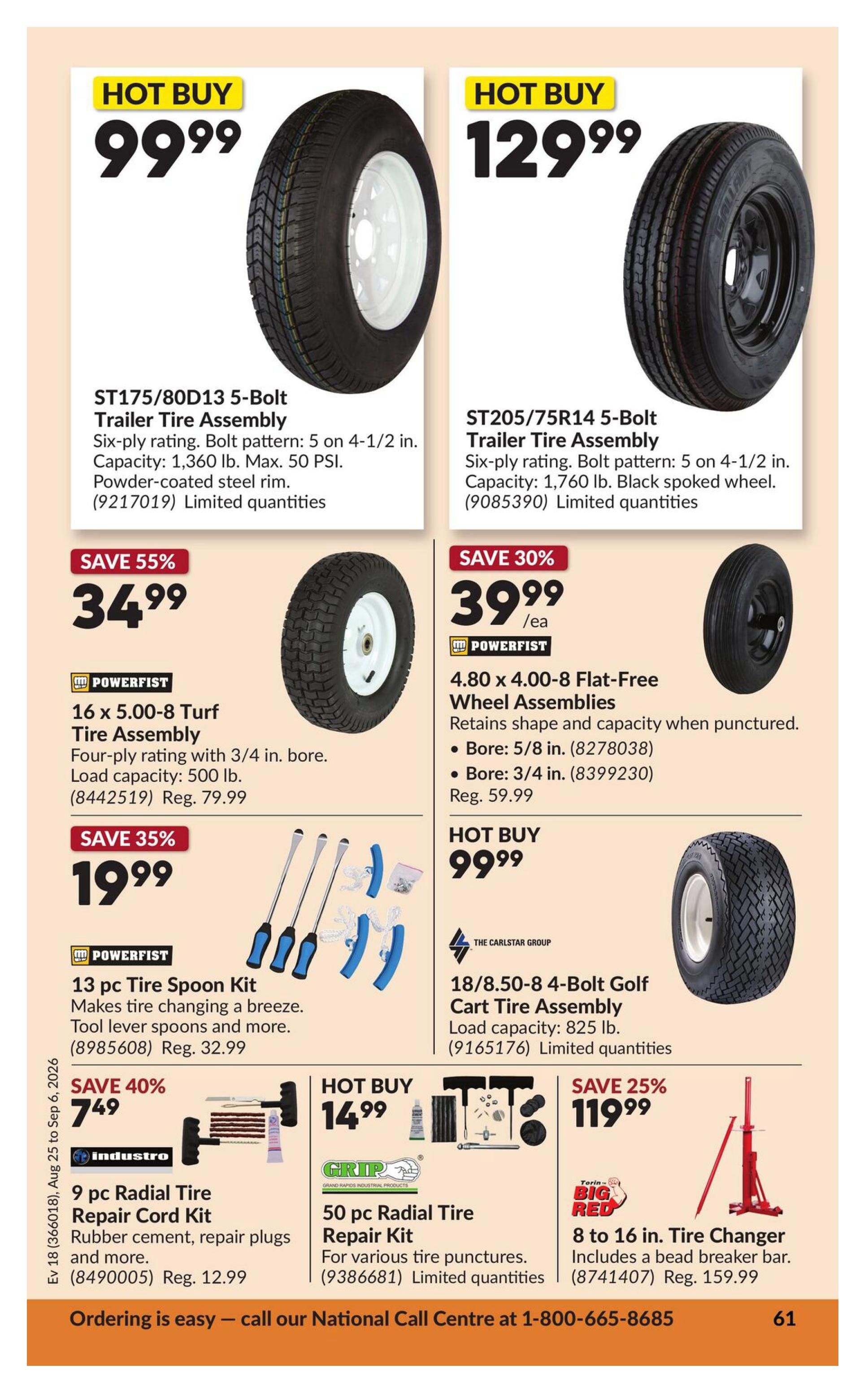 Princess Auto Flyer August 25 to September 6