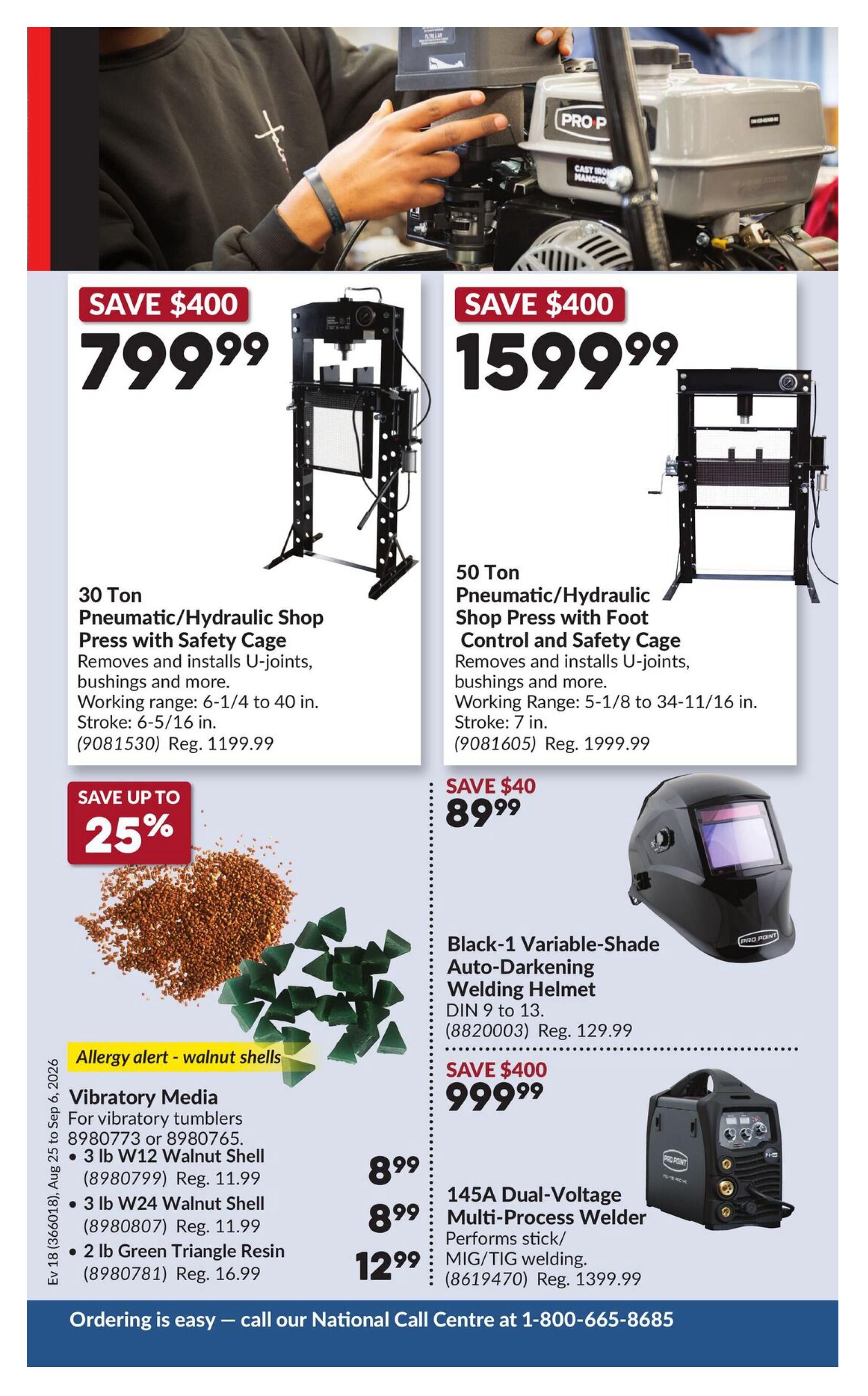 Princess Auto Flyer August 25 to September 6