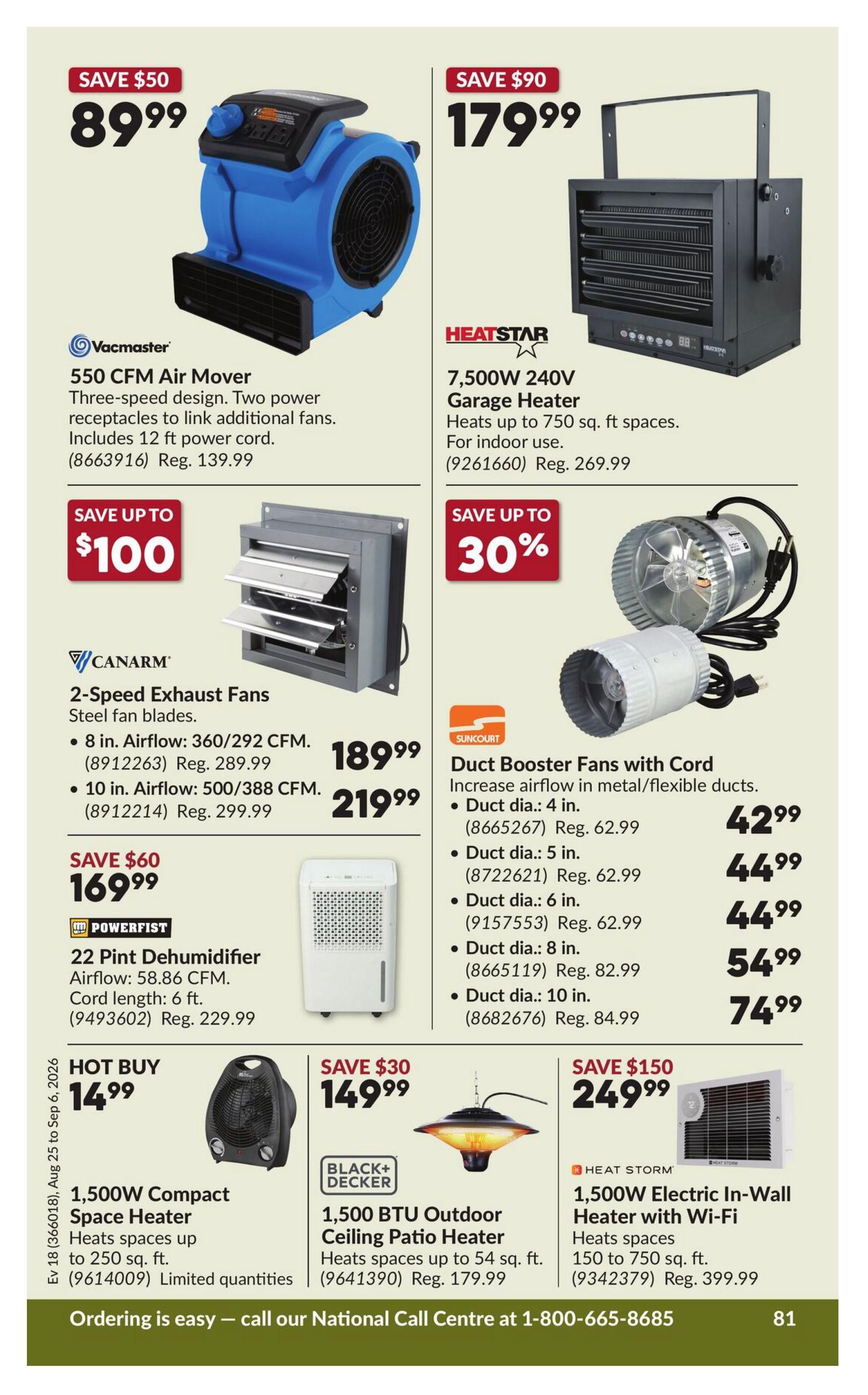 Princess Auto Flyer August 25 to September 6