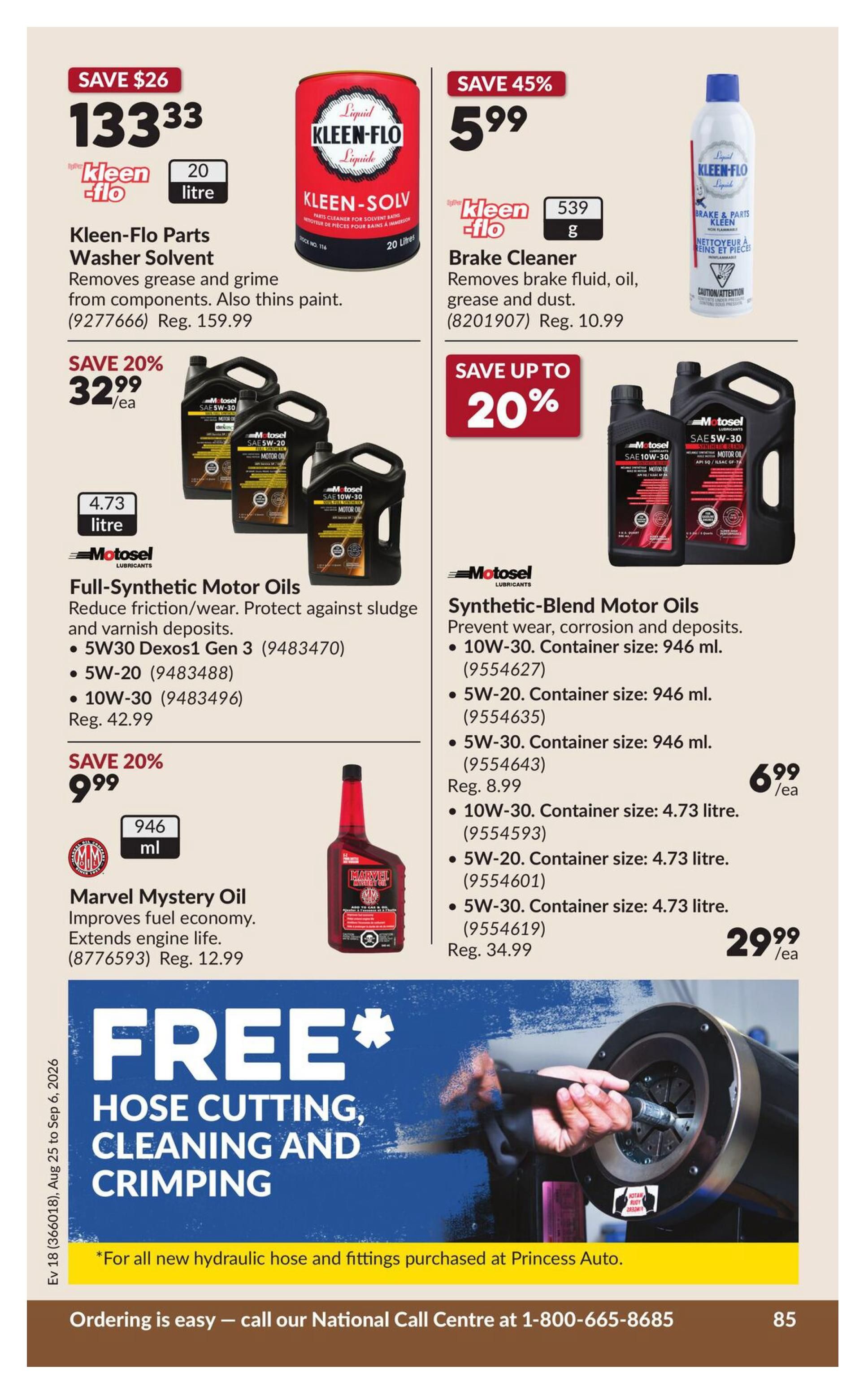 Princess Auto Flyer August 25 to September 6