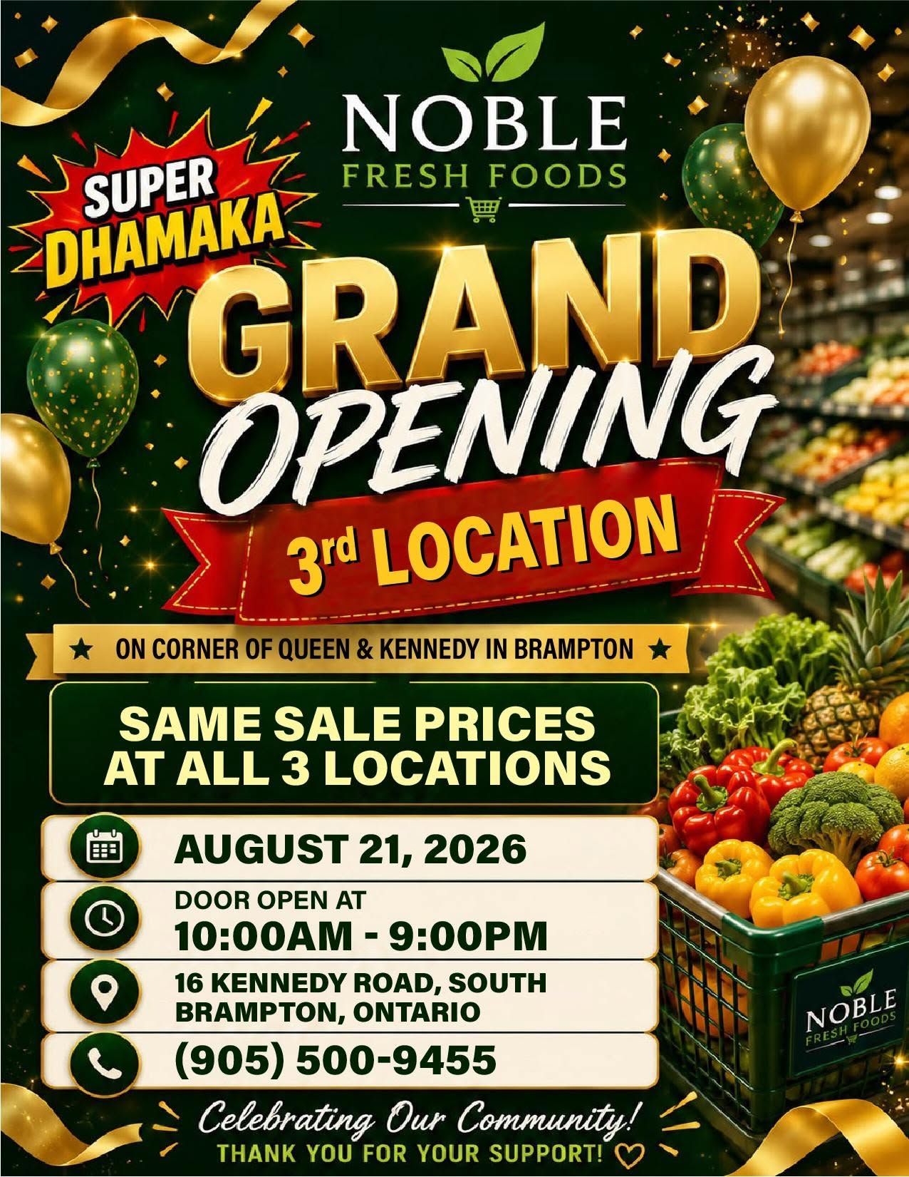 Noble Fresh Foods Flyer August 13 to 19