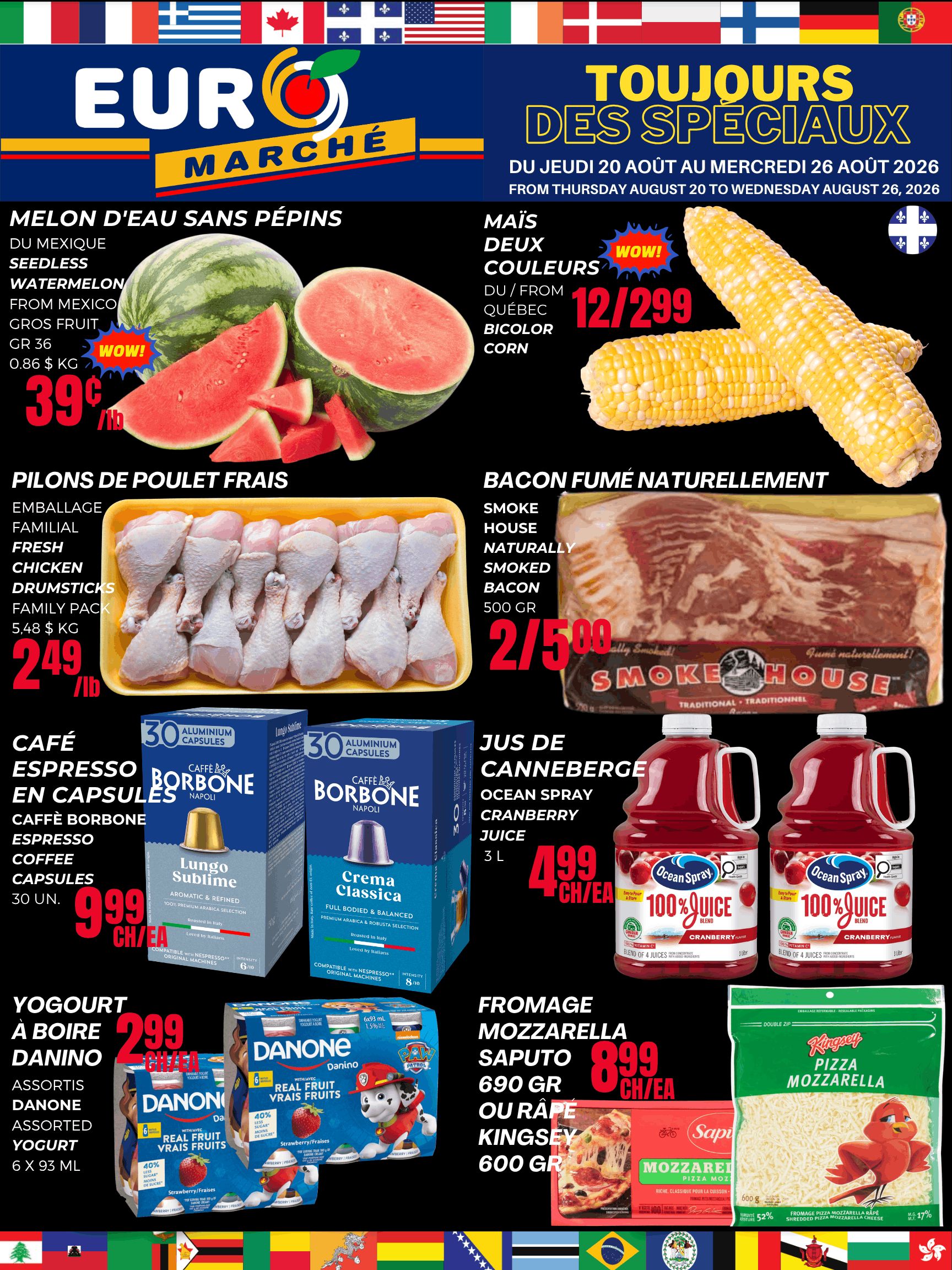 Euro Marche Flyer August 20 to 26