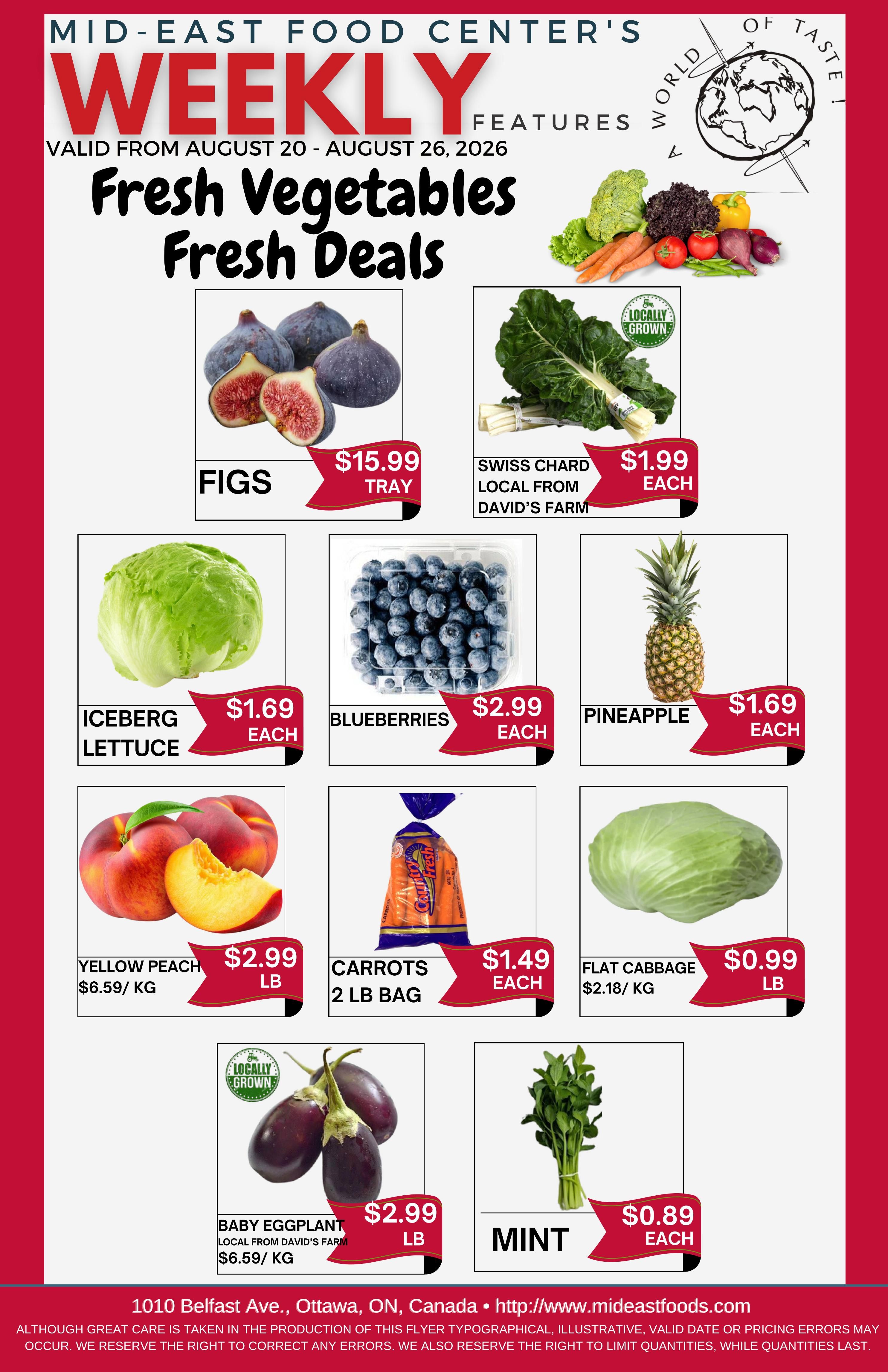 Mid-East Food Centre Flyer August 20 to 26