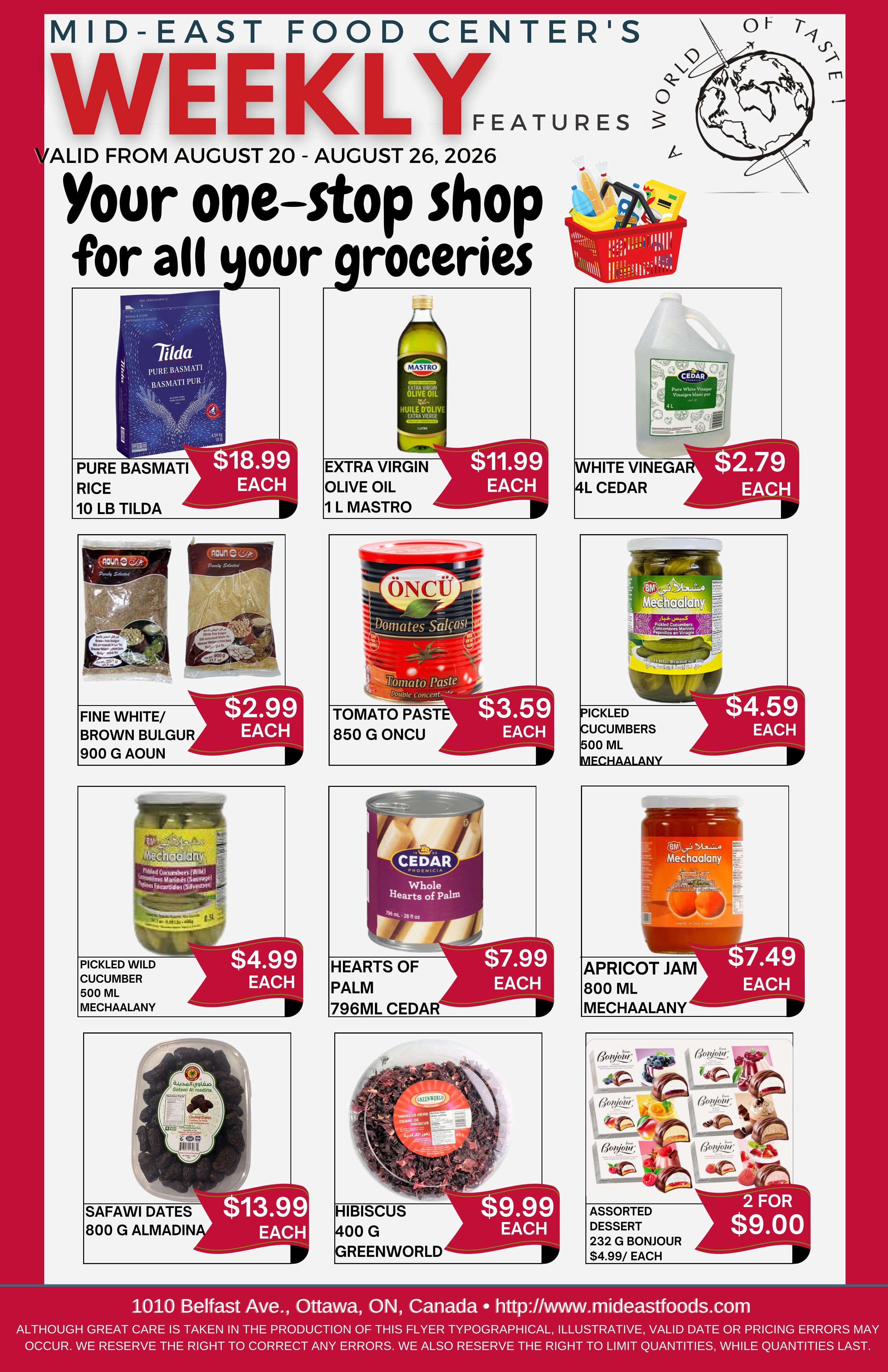 Mid-East Food Centre Flyer August 20 to 26