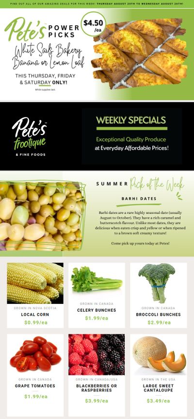 Pete's Fine Foods Flyer August 20 to 26