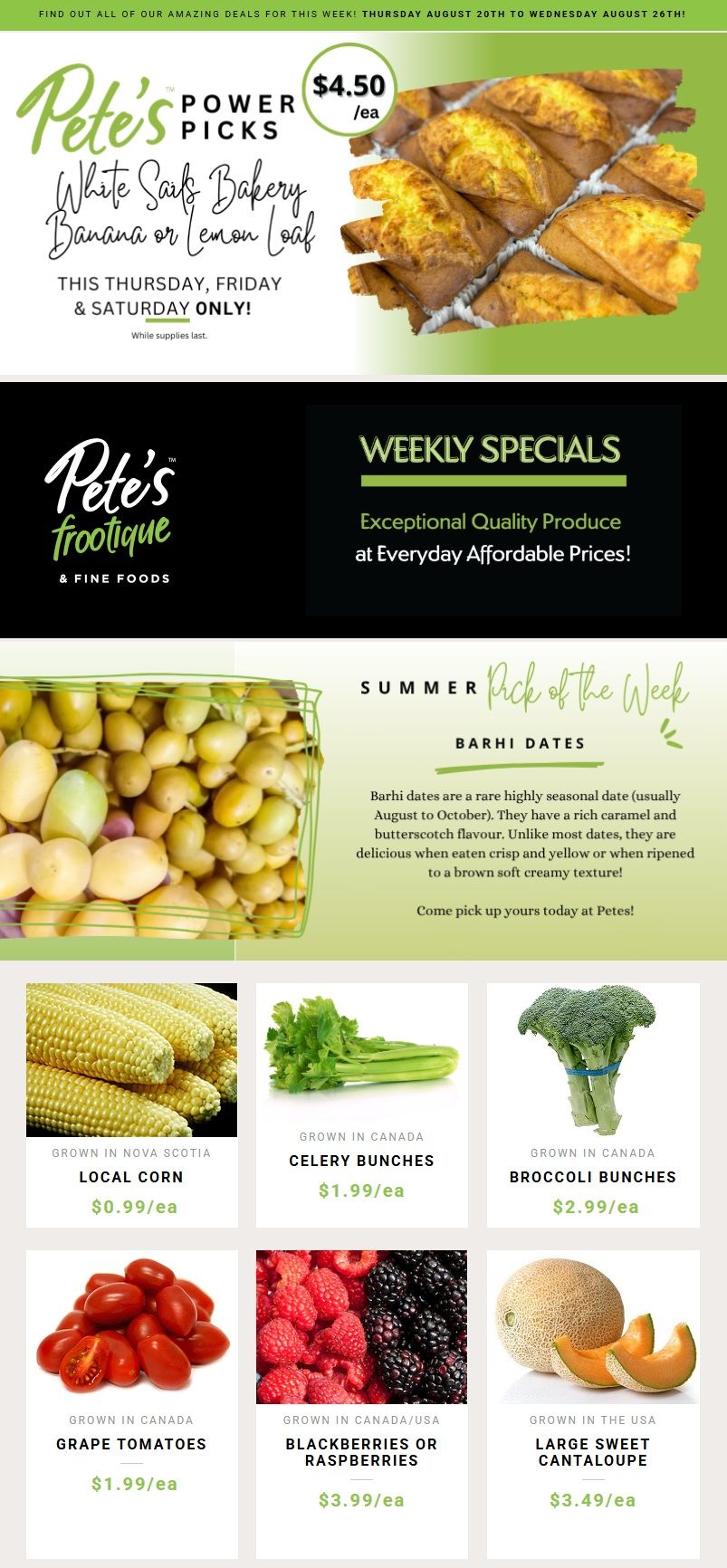 Pete's Fine Foods Flyer August 20 to 26