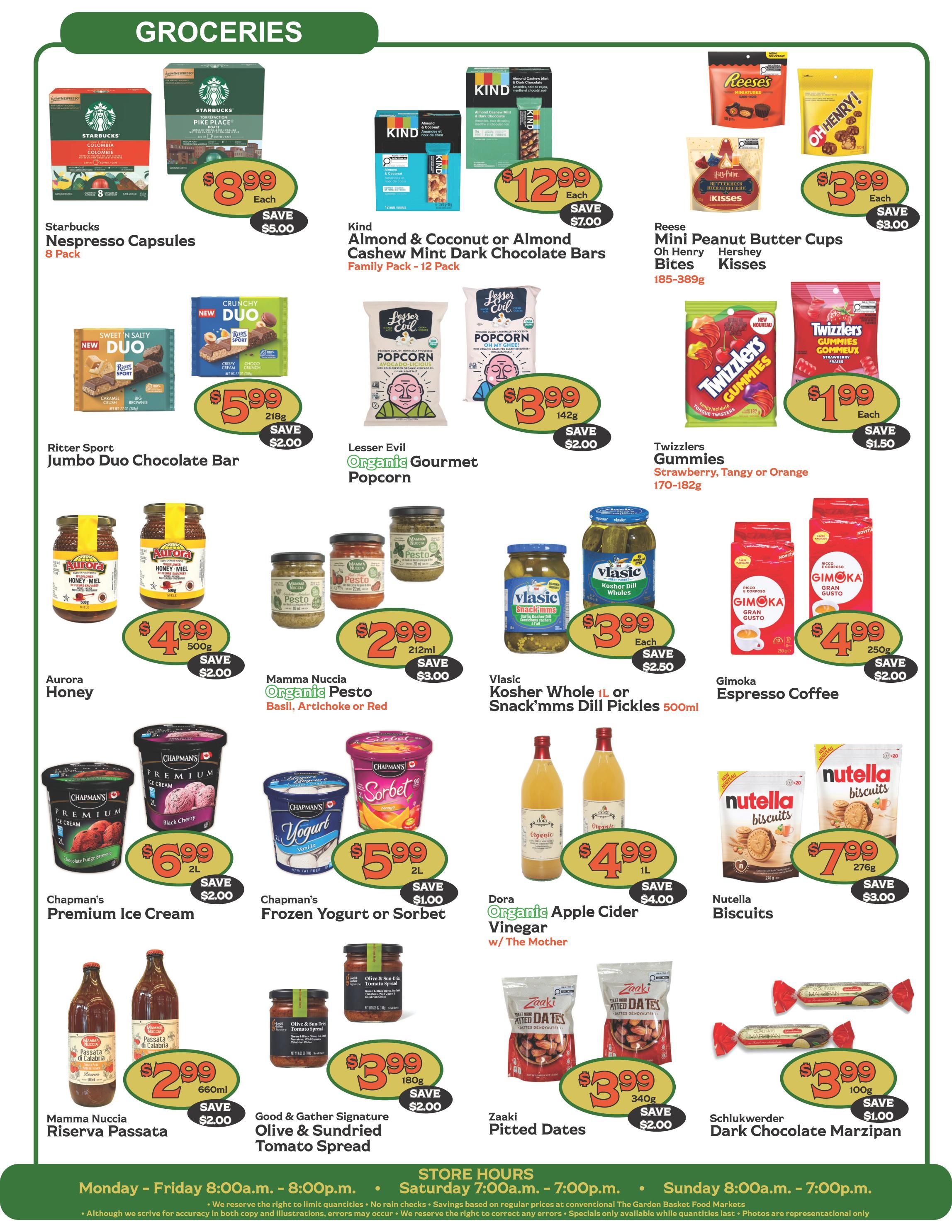 The Garden Basket Flyer August 20 to 26