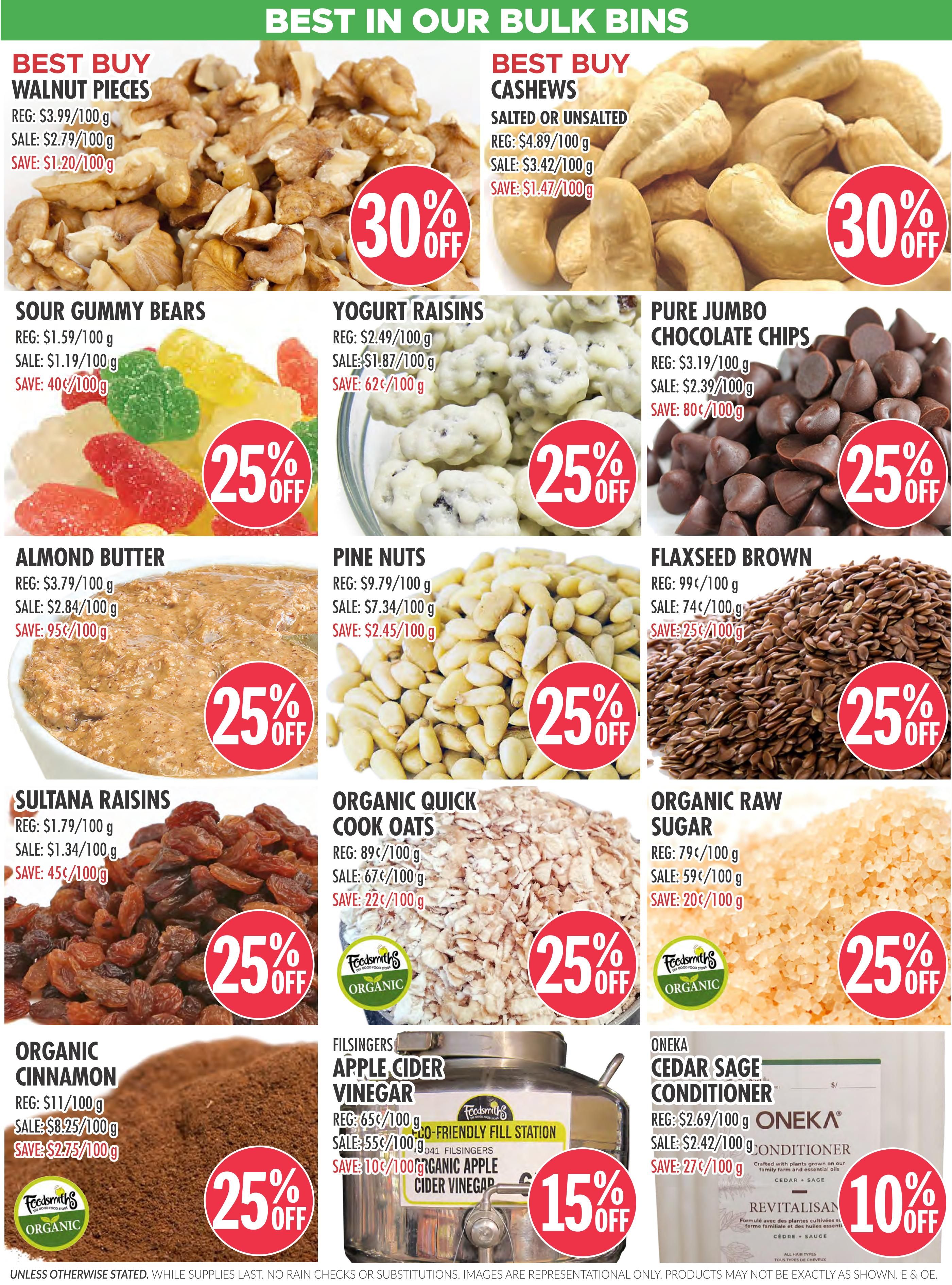 Foodsmiths Flyer August 20 to 27