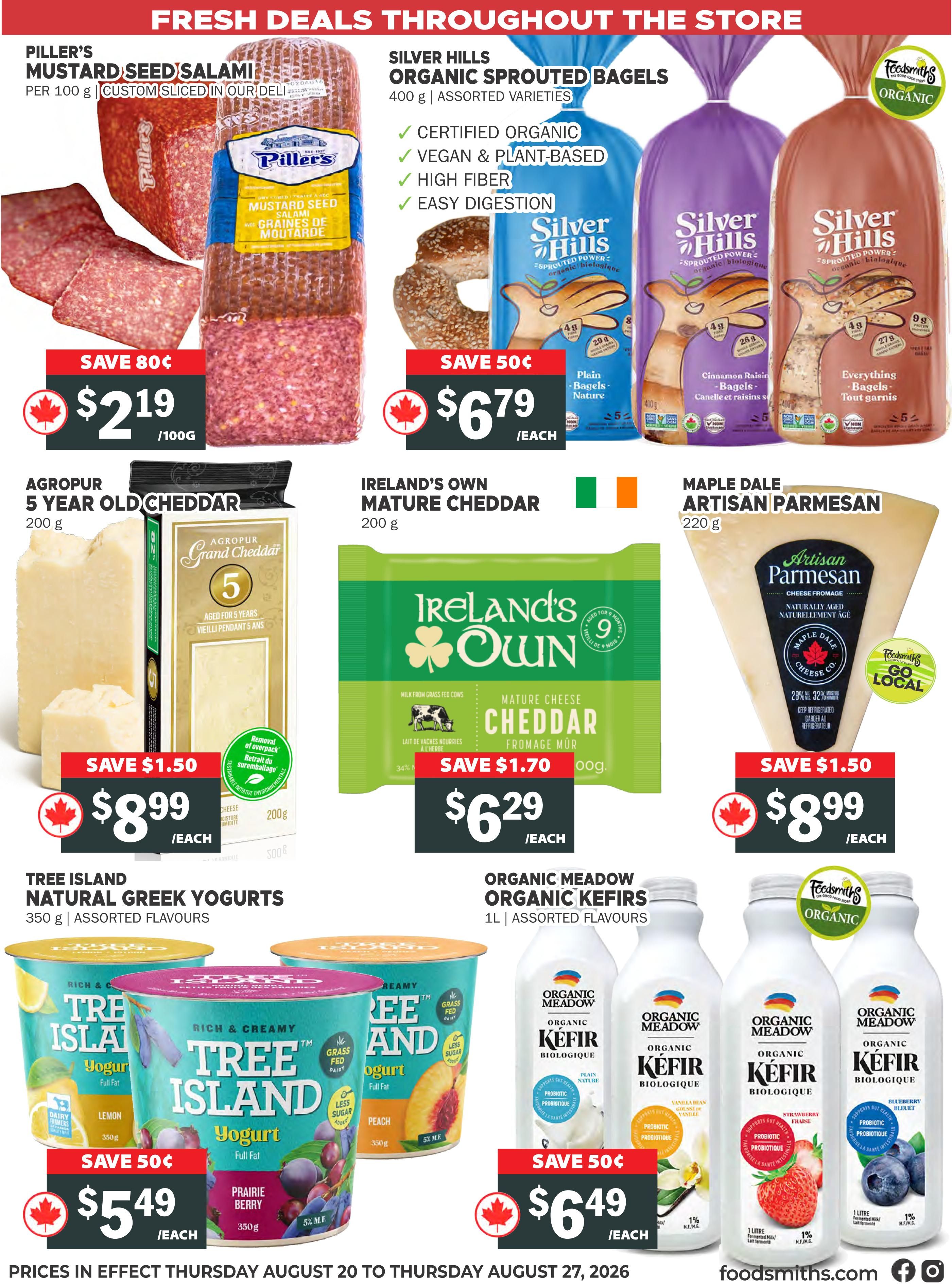Foodsmiths Flyer August 20 to 27