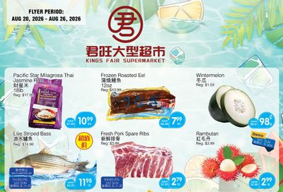 Kings Fair Supermarket Flyer August 20 to 26