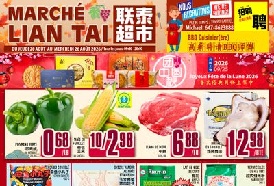 Marche Lian Tai Flyer August 20 to 26