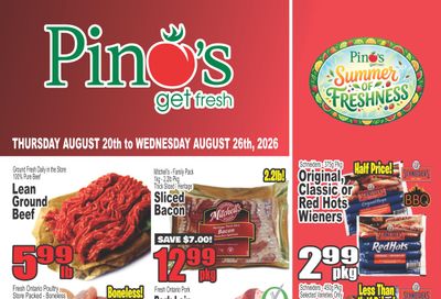 Pino's Flyer August 20 to 26