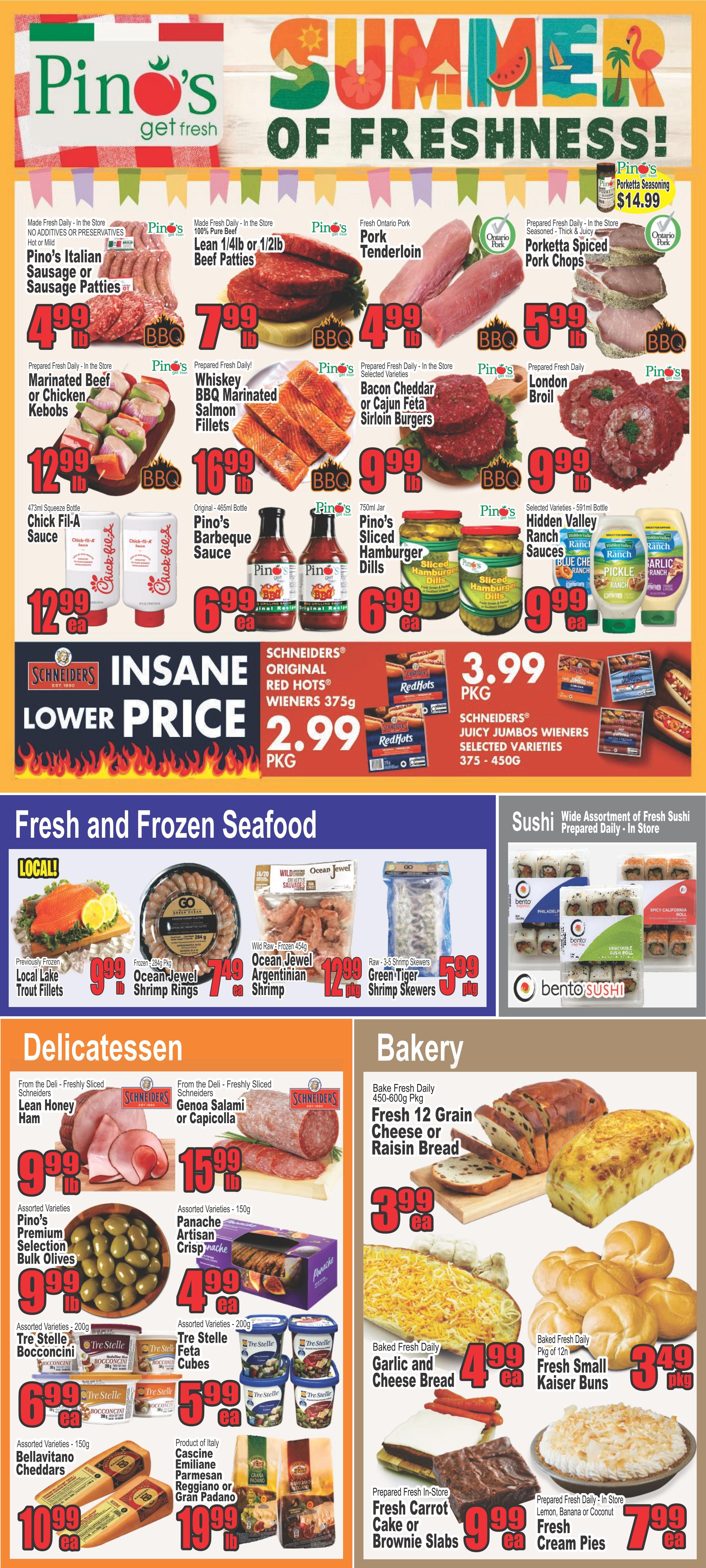 Pino's Flyer August 20 to 26