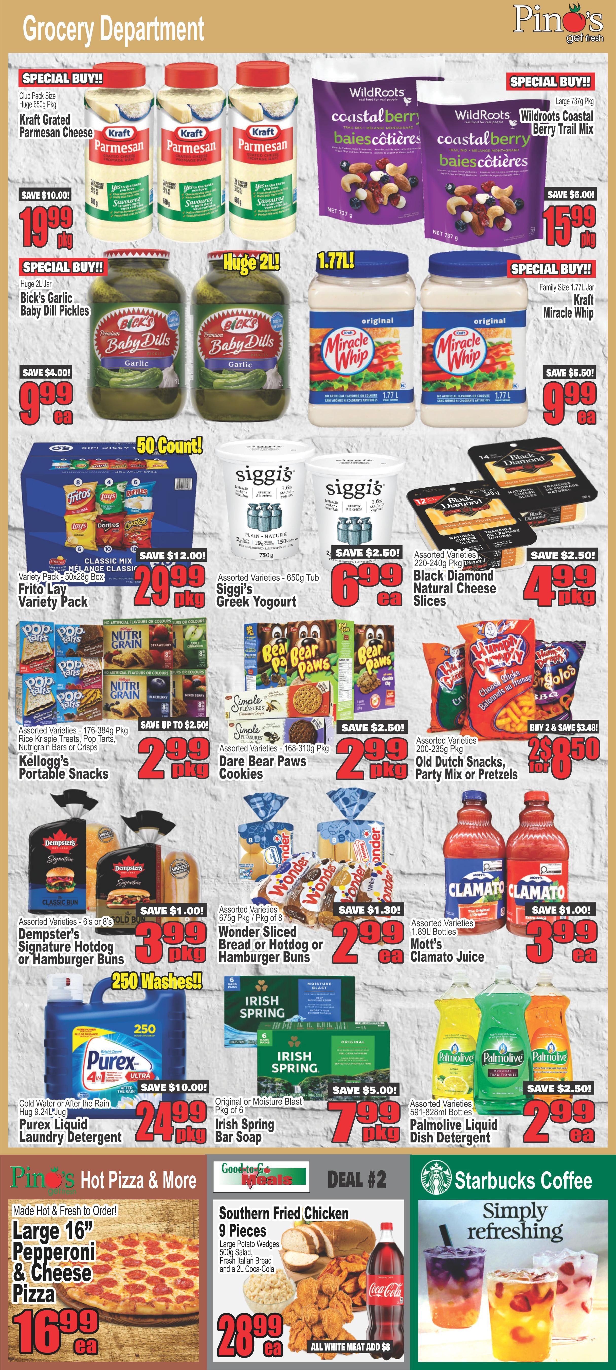 Pino's Flyer August 20 to 26