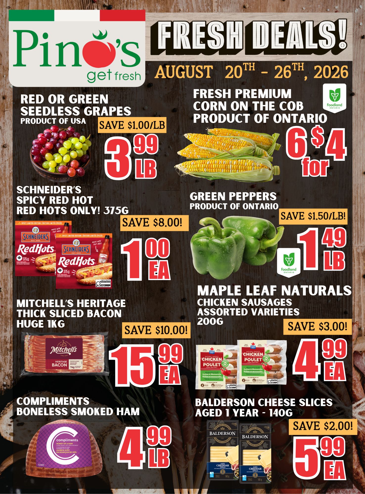 Pino's Flyer August 20 to 26