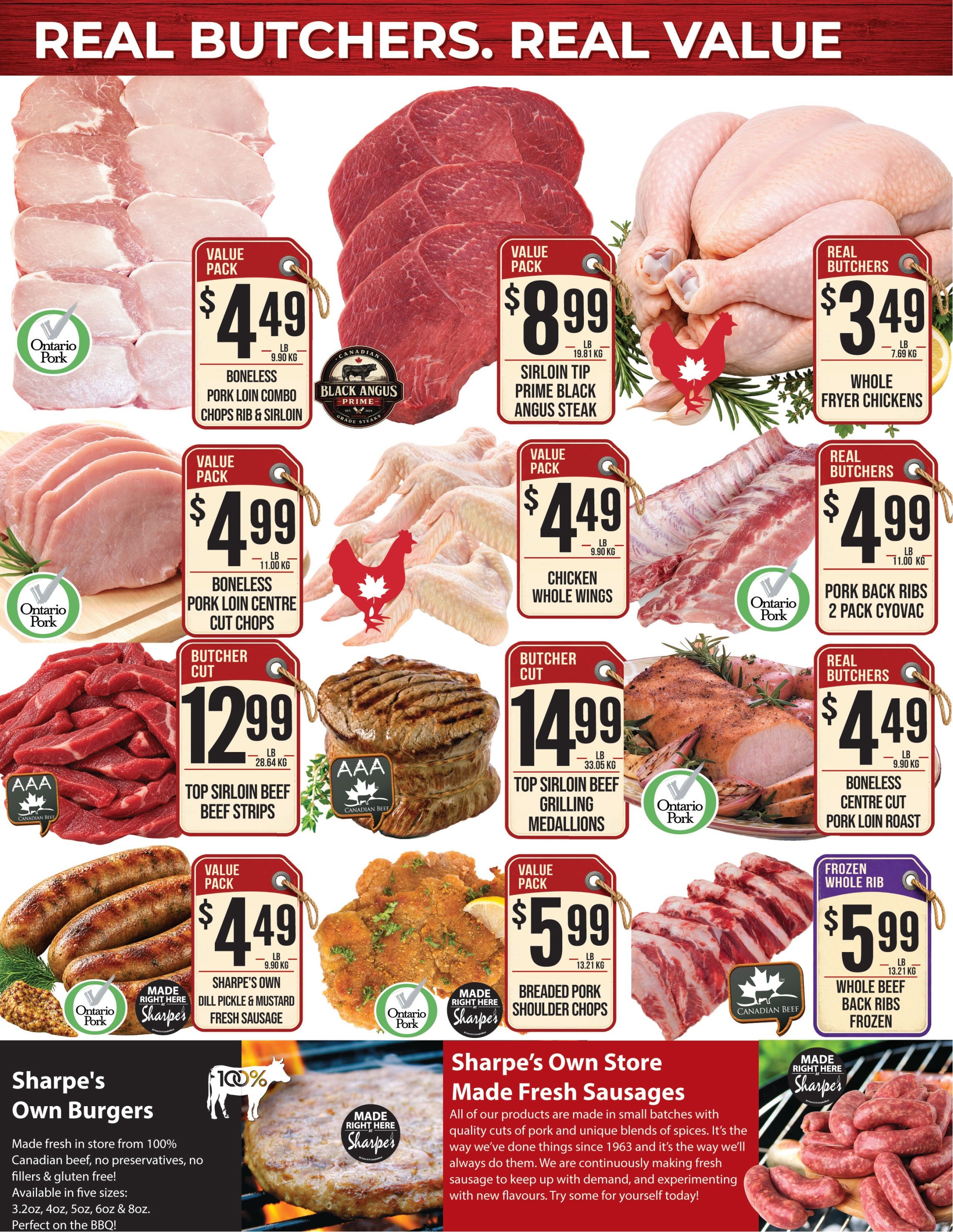 Sharpe's Food Market Flyer August 20 to 26