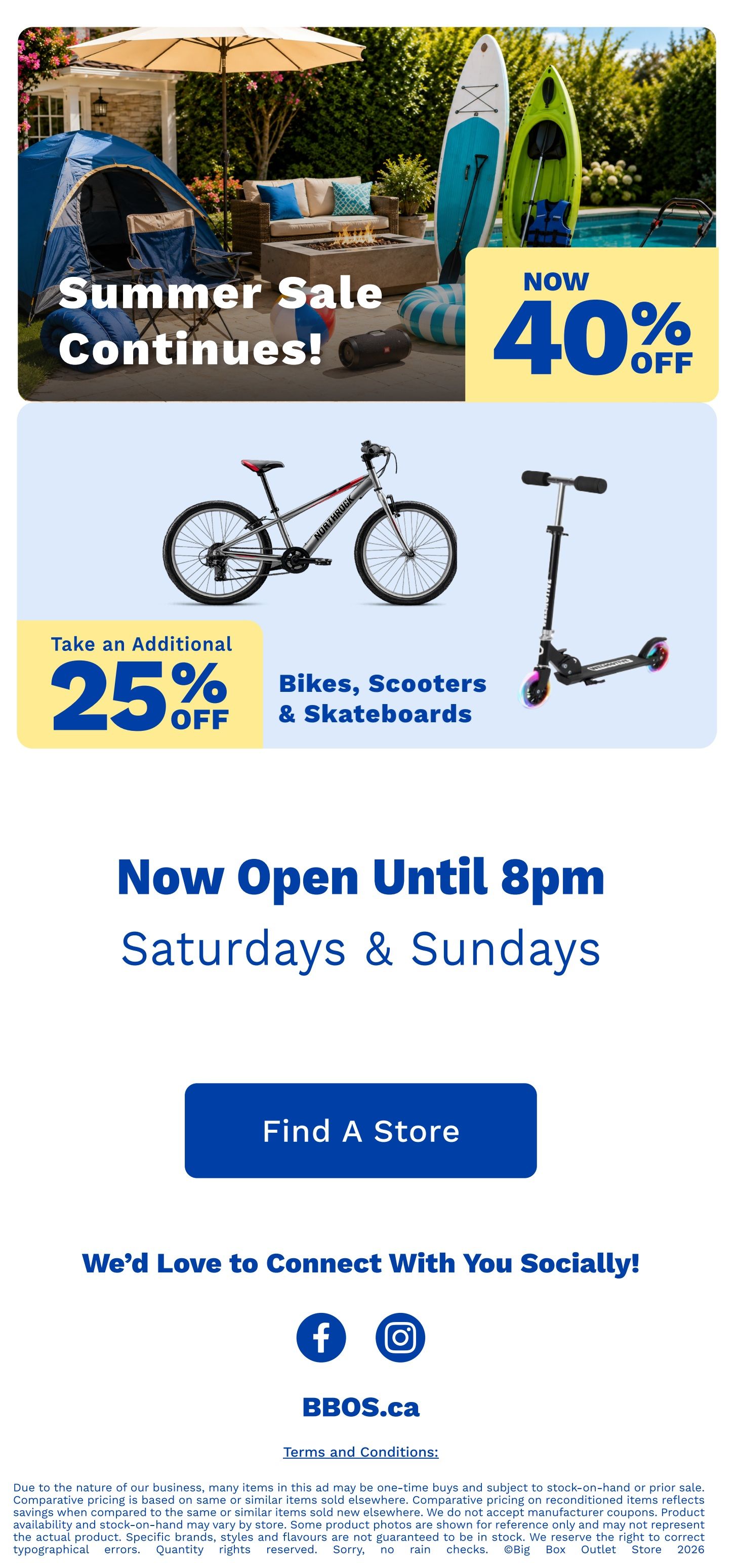 Big Box Outlet Store Flyer August 20 to 26