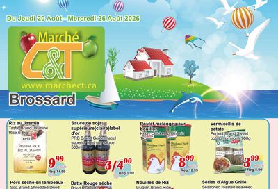 Marche C&T (Brossard) Flyer August 20 to 26