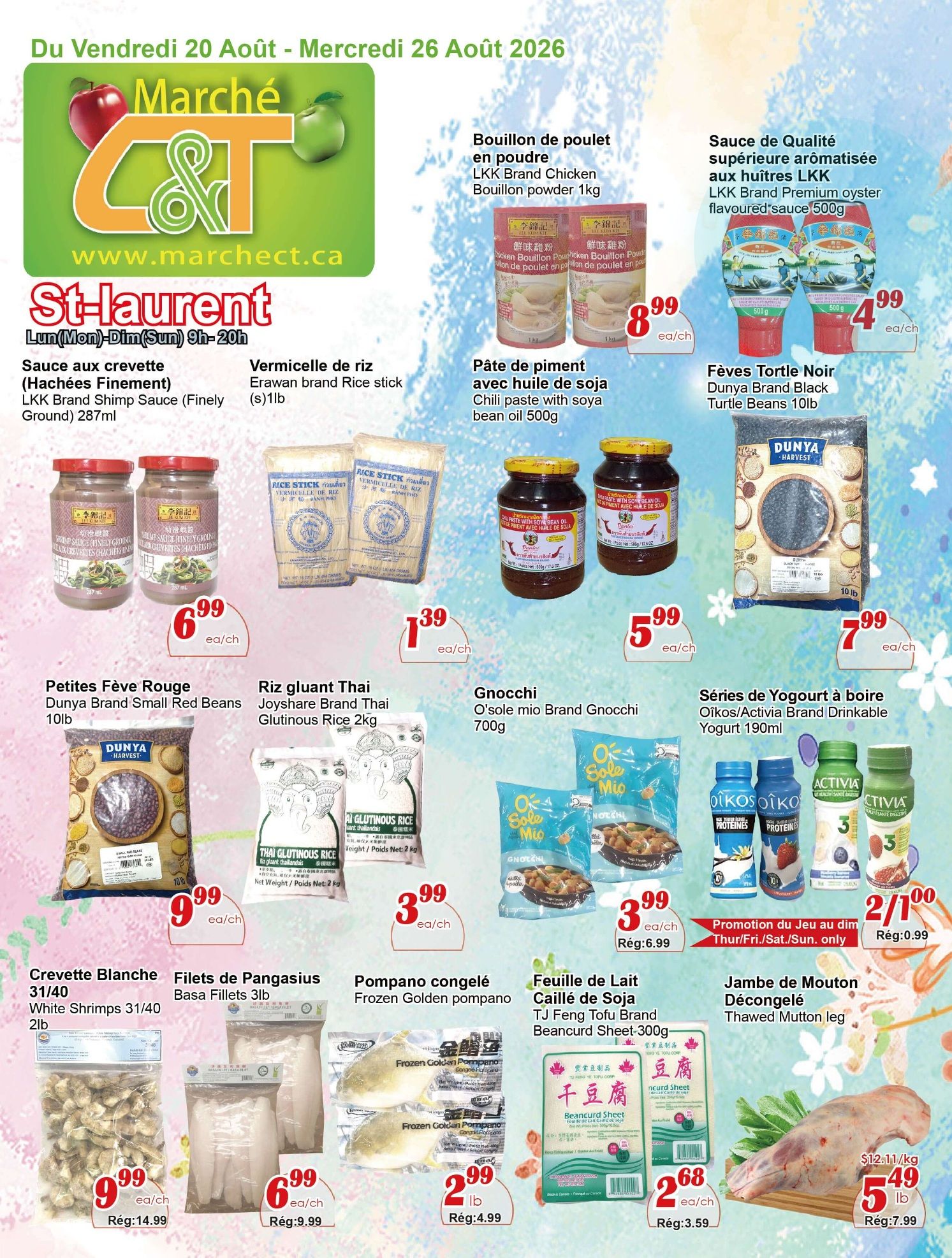 Marche C&T (St. Laurent) Flyer August 20 to 26
