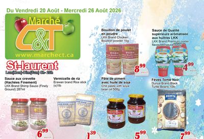 Marche C&T (St. Laurent) Flyer August 20 to 26
