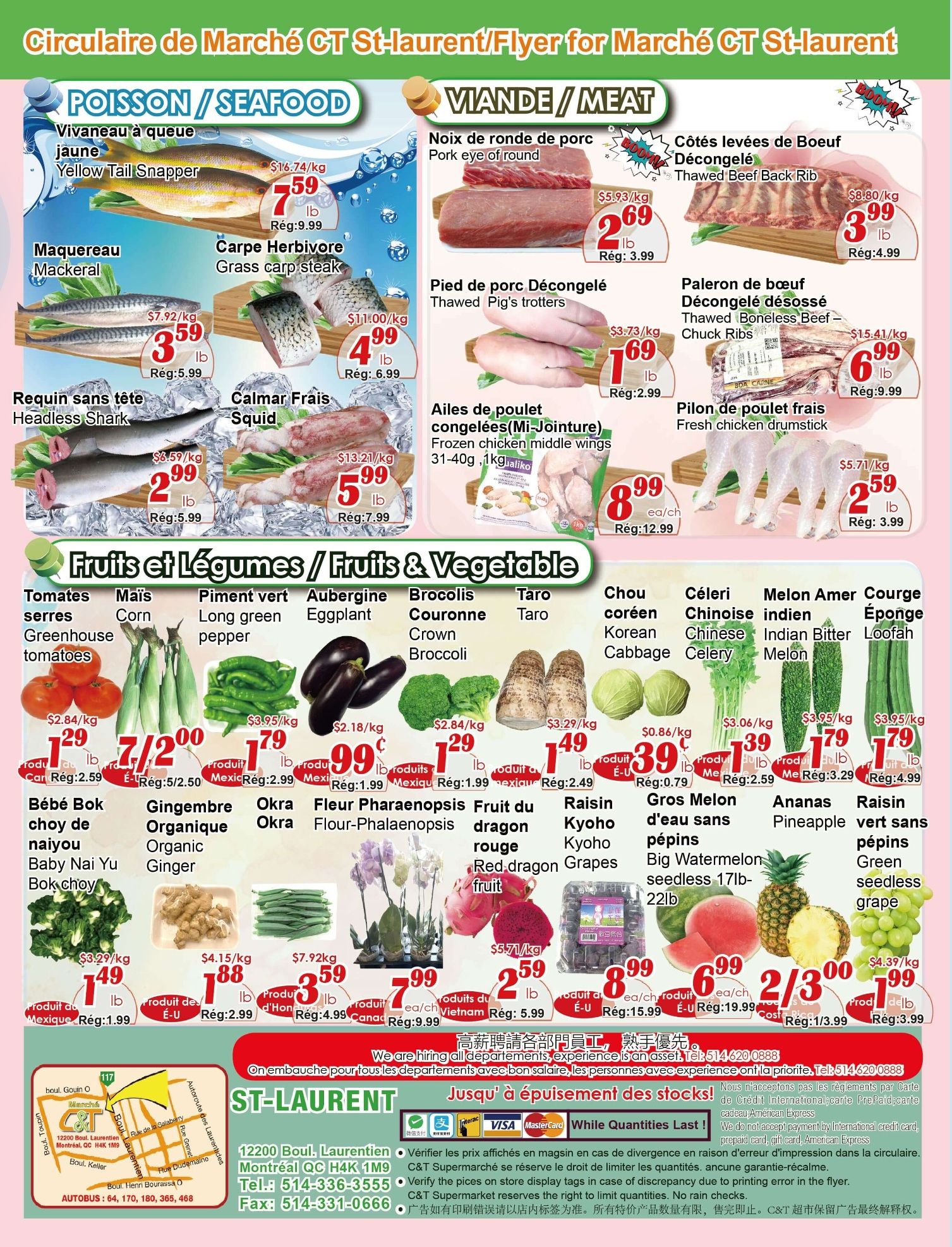 Marche C&T (St. Laurent) Flyer August 20 to 26