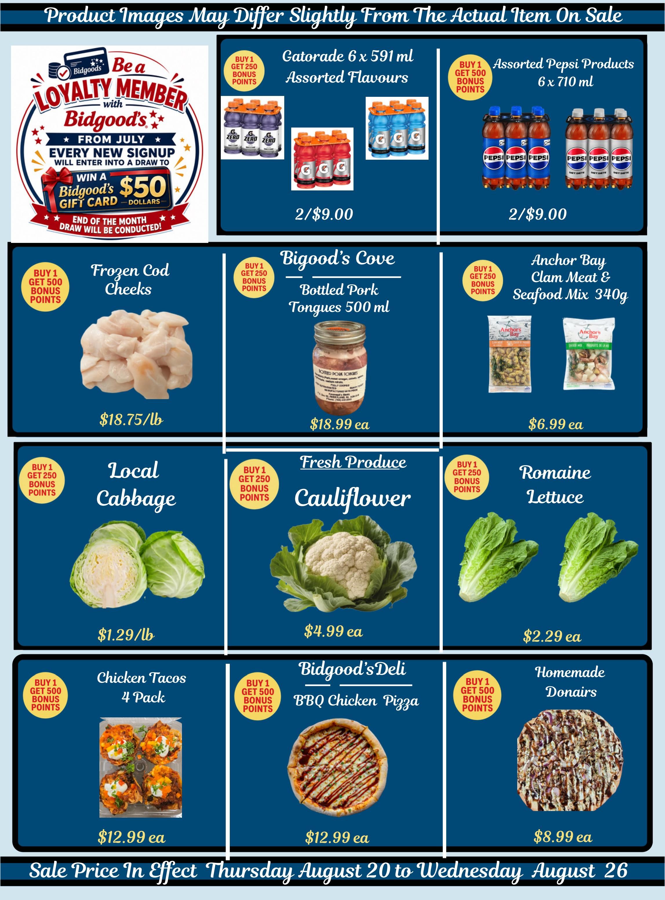 Bidgood's Flyer August 20 to 26