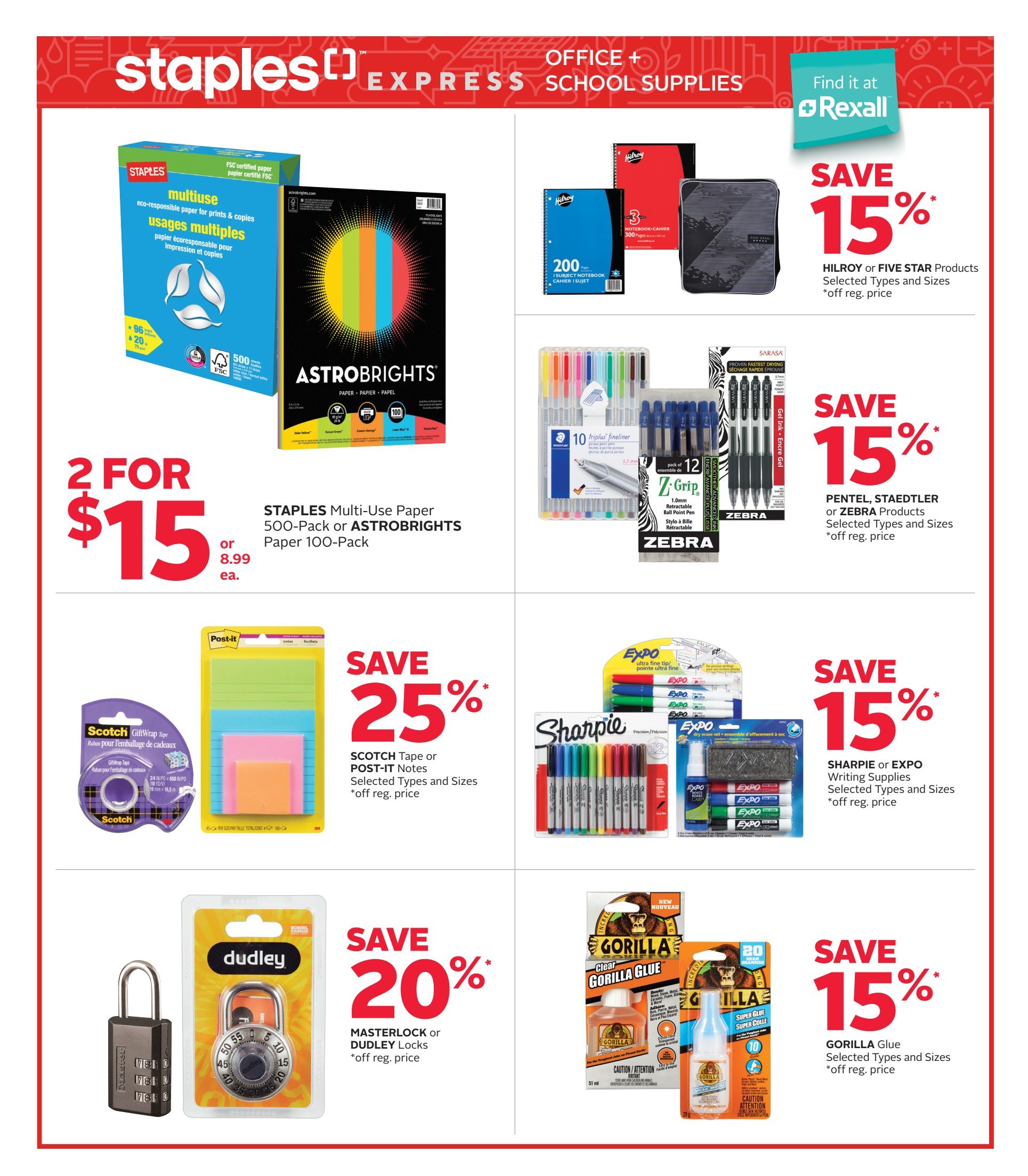 Rexall (AB, SK, MB) Flyer August 21 to 27
