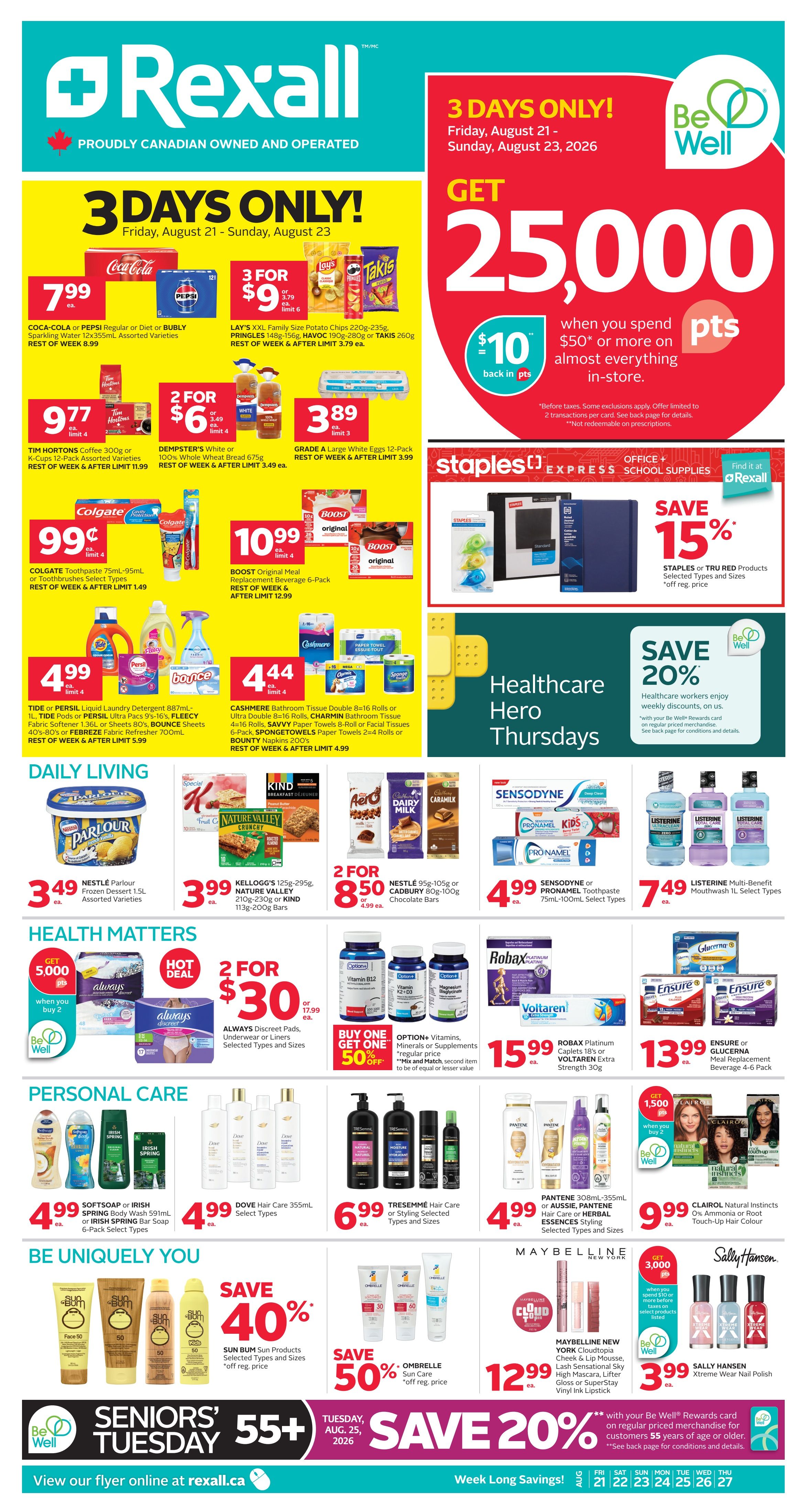 Rexall (ON) Flyer August 21 to 27