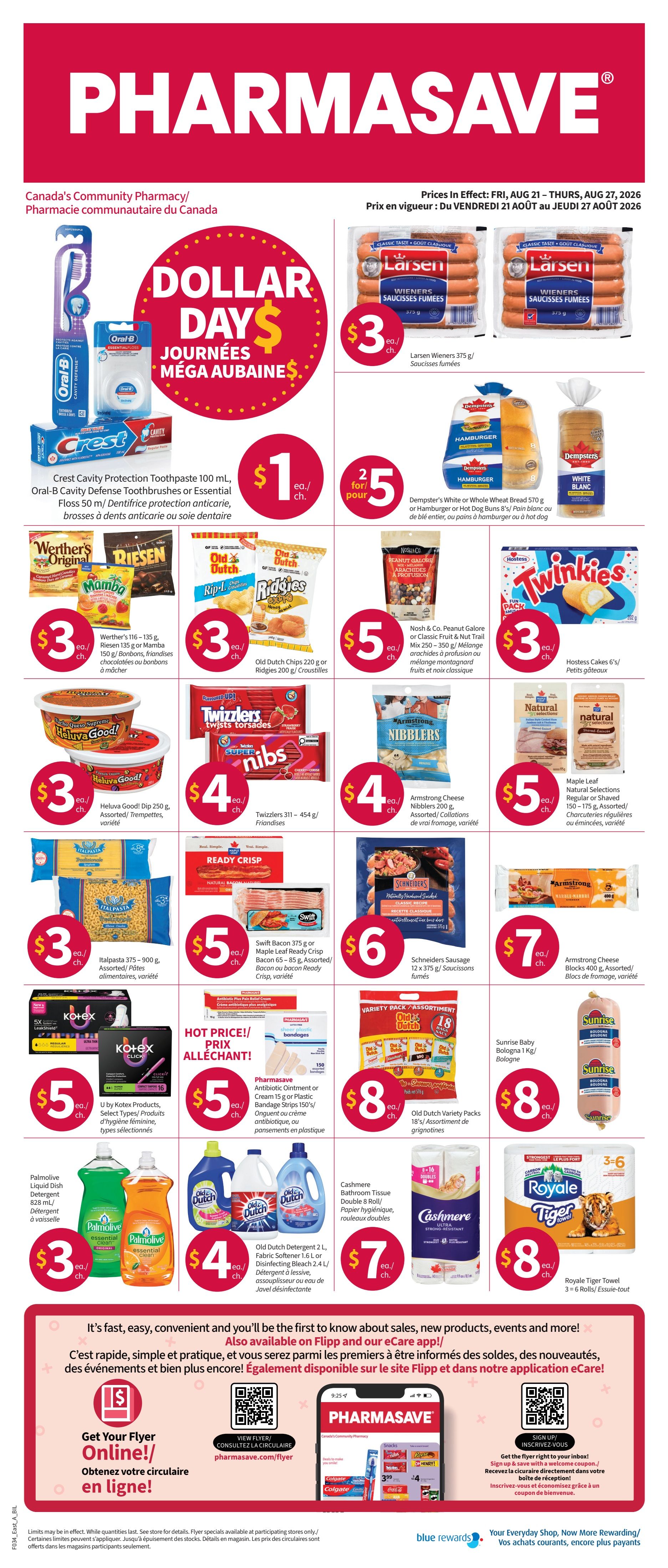 Pharmasave (NB) Flyer August 21 to 27