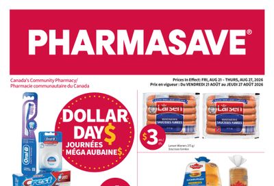 Pharmasave (NB) Flyer August 21 to 27