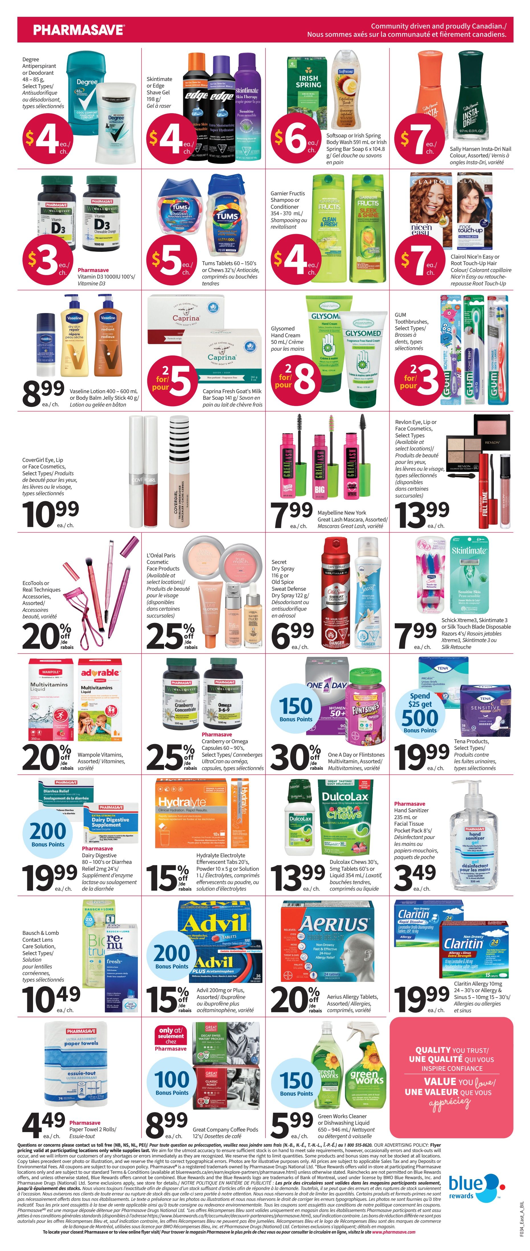 Pharmasave (NB) Flyer August 21 to 27