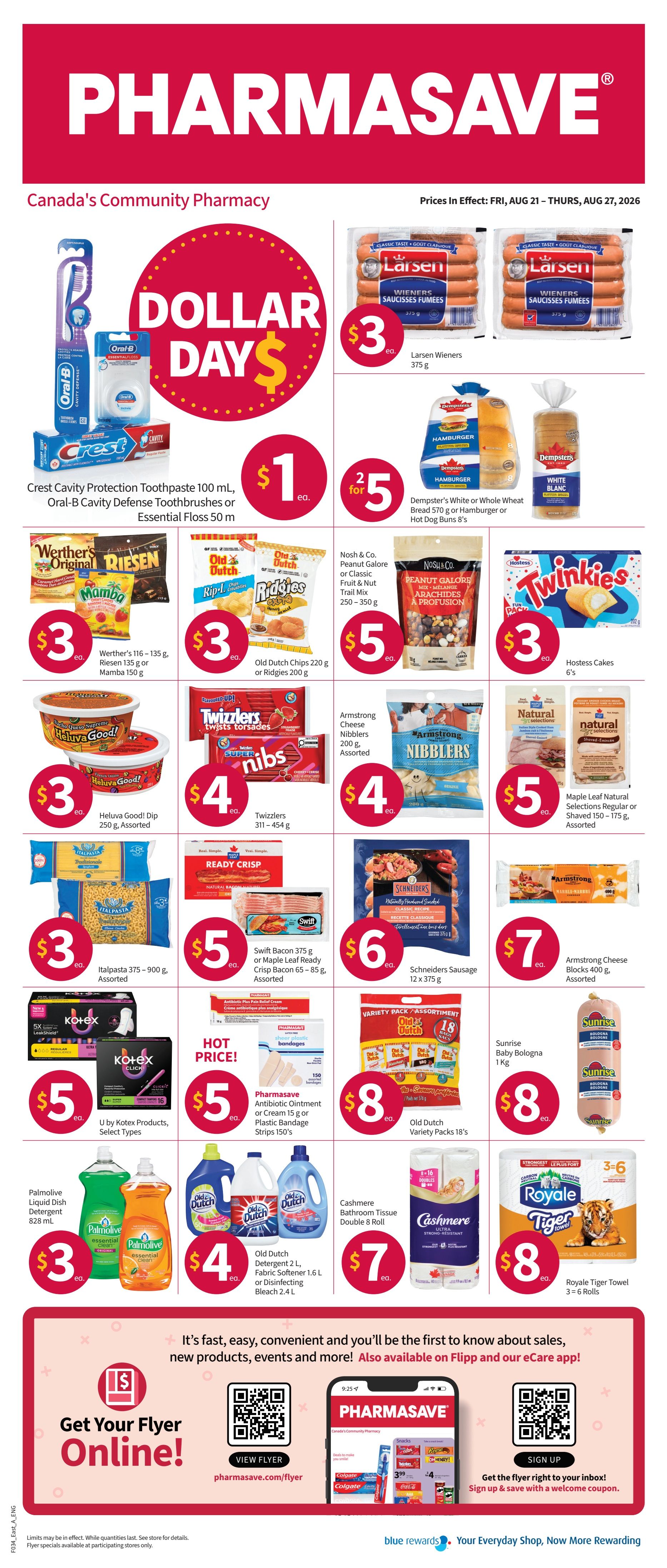 Pharmasave (Atlantic) Flyer August 21 to 27