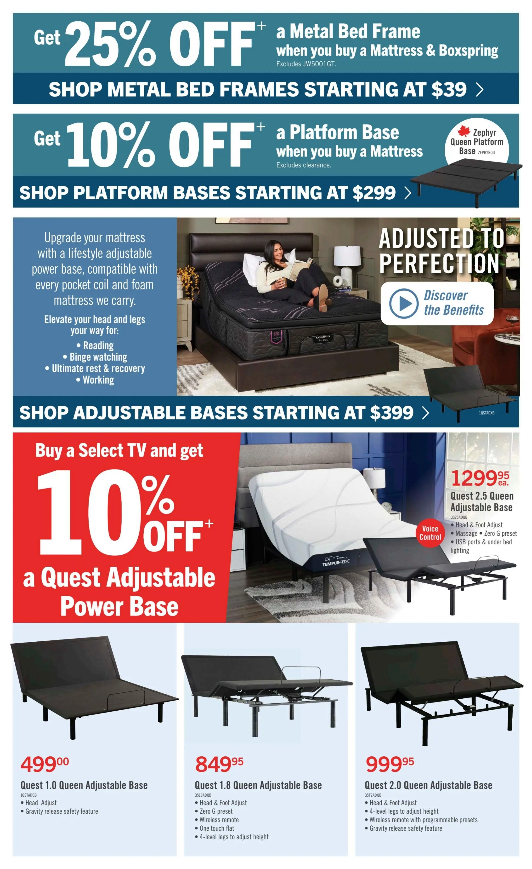 The Brick Mattress Store Flyer August 20 to September 2