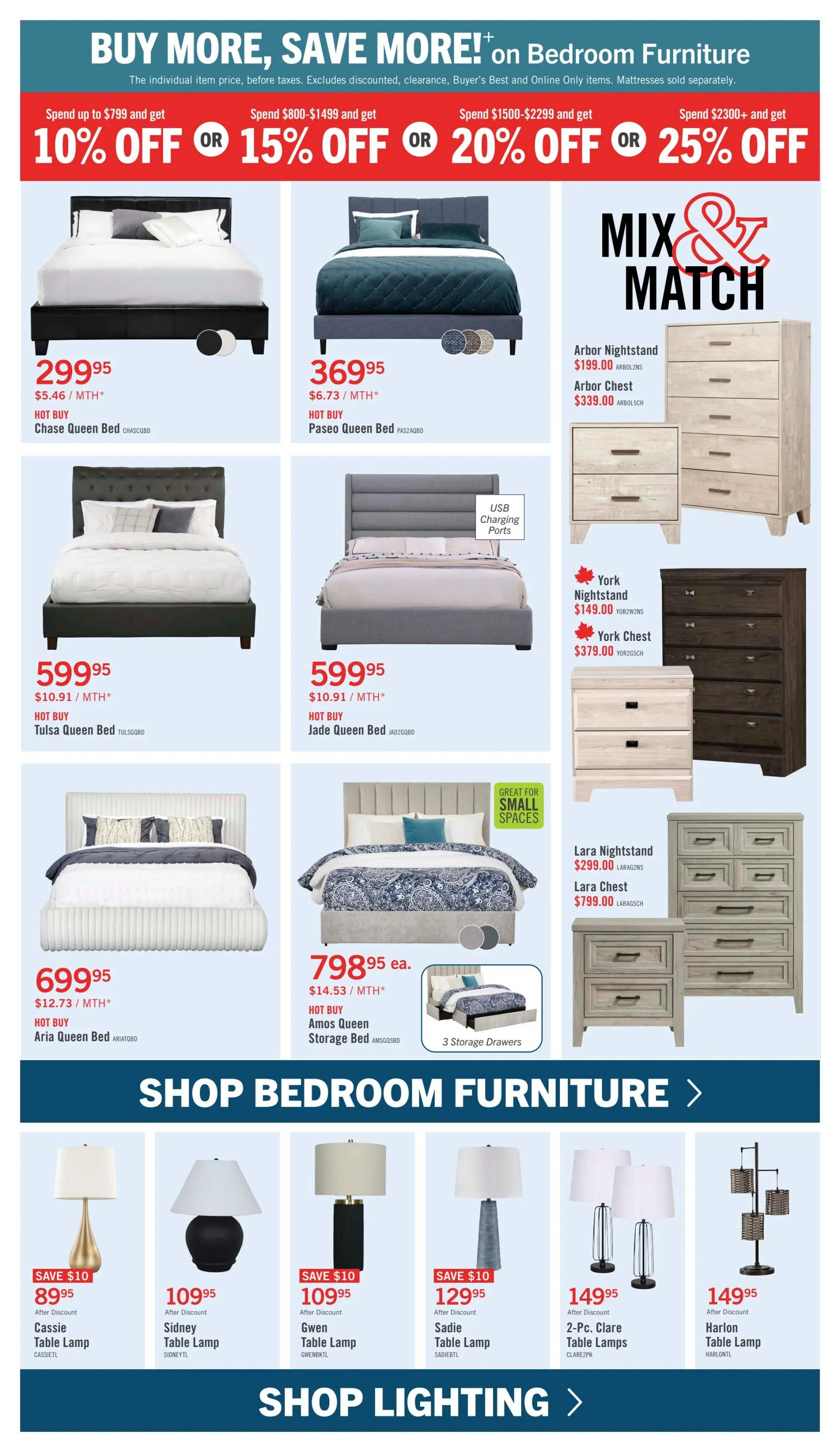 The Brick Mattress Store Flyer August 20 to September 2