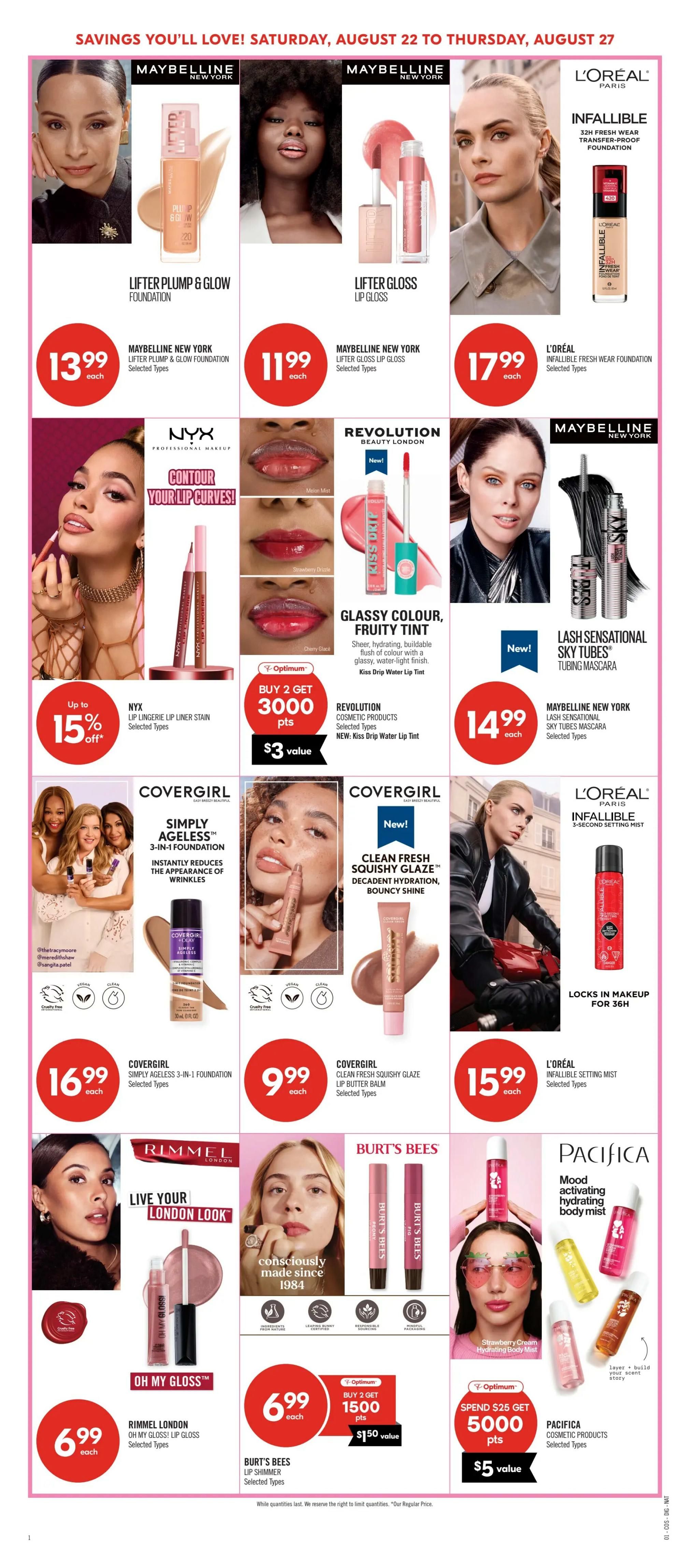 Shoppers Drug Mart (West) Flyer August 22 to 27
