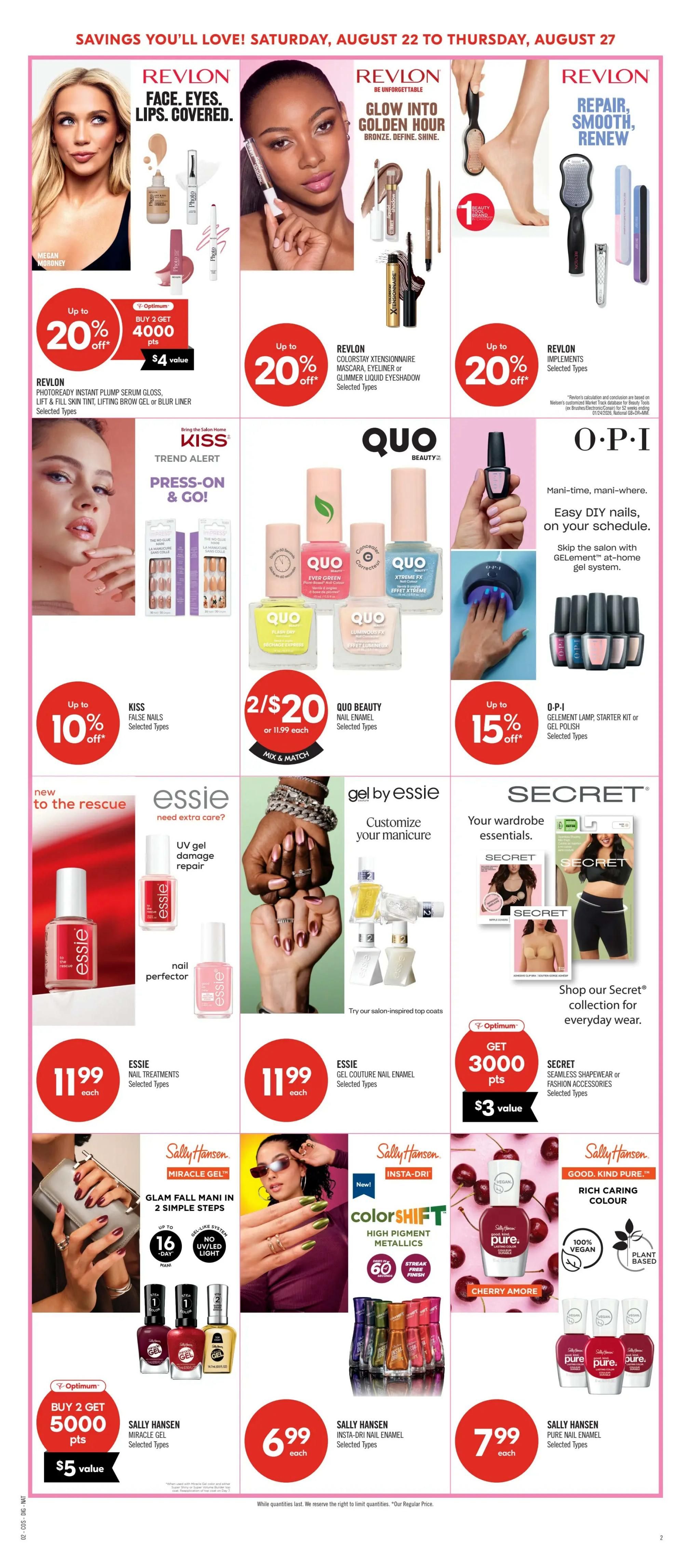 Shoppers Drug Mart (West) Flyer August 22 to 27