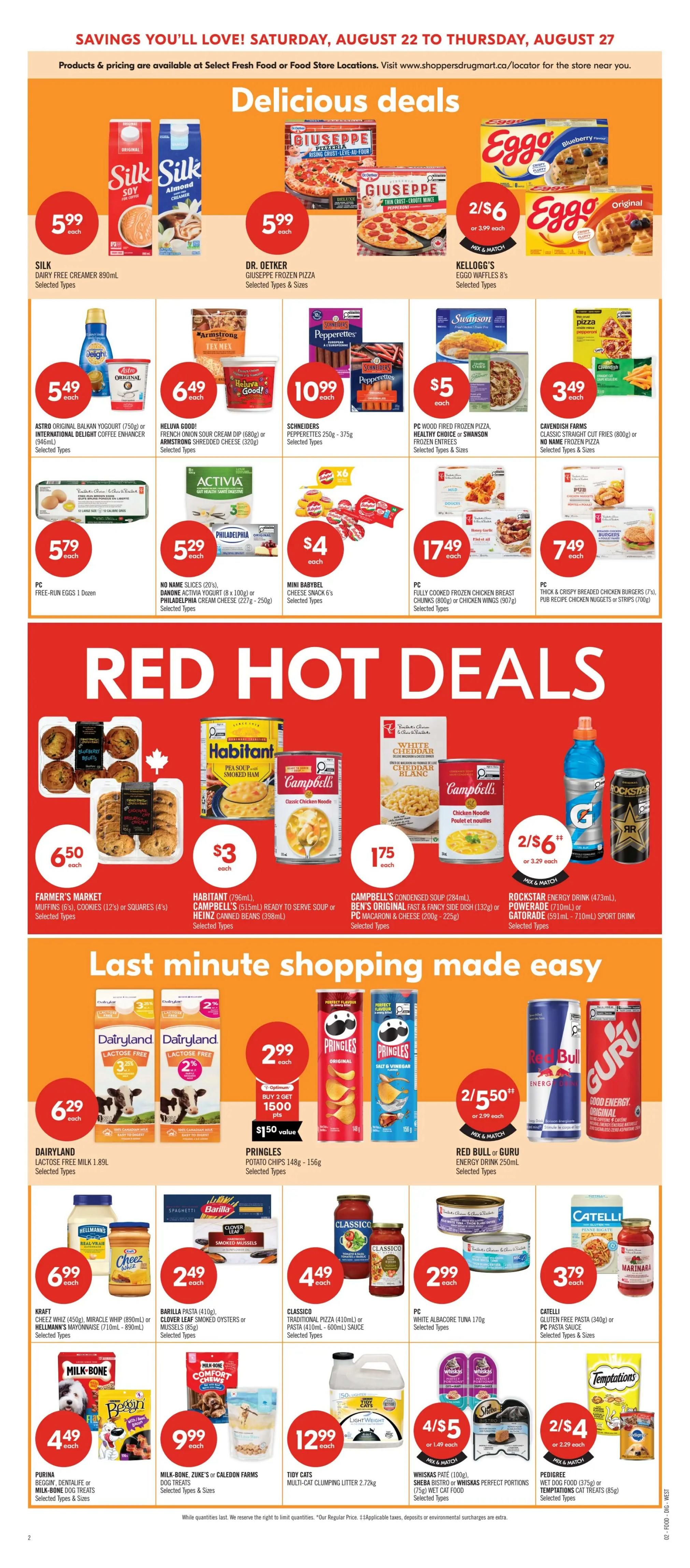 Shoppers Drug Mart (West) Flyer August 22 to 27