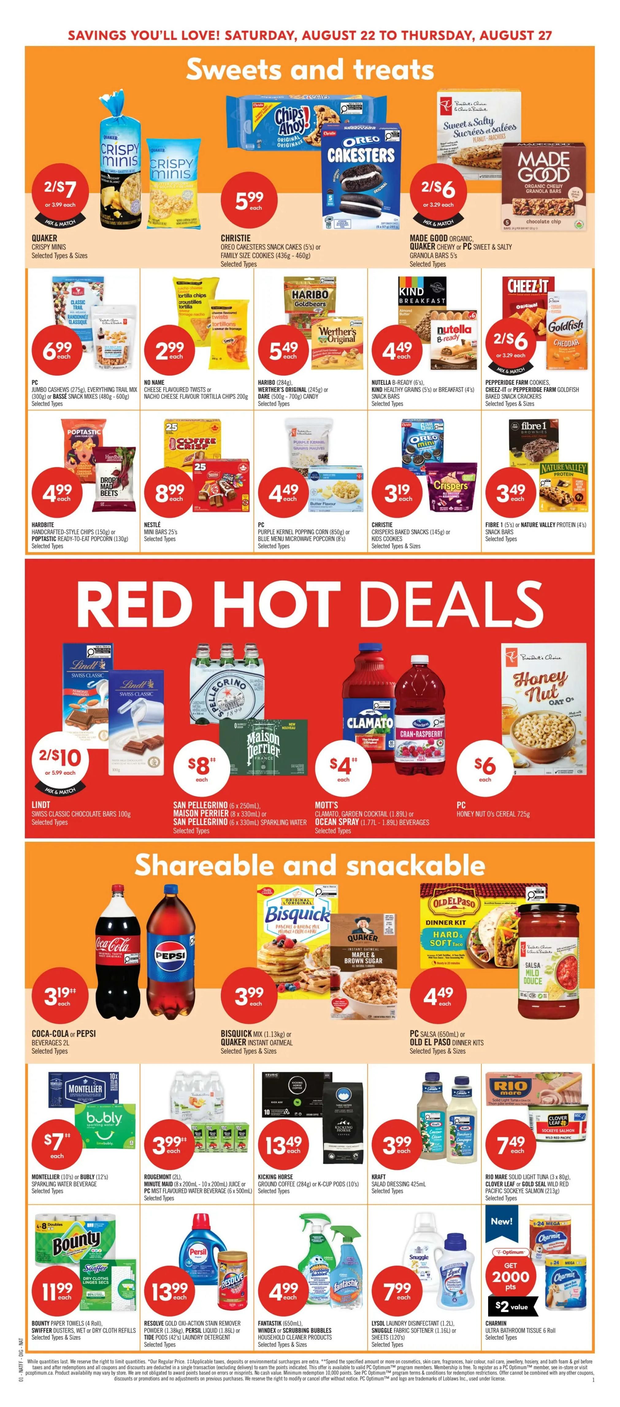 Shoppers Drug Mart (West) Flyer August 22 to 27