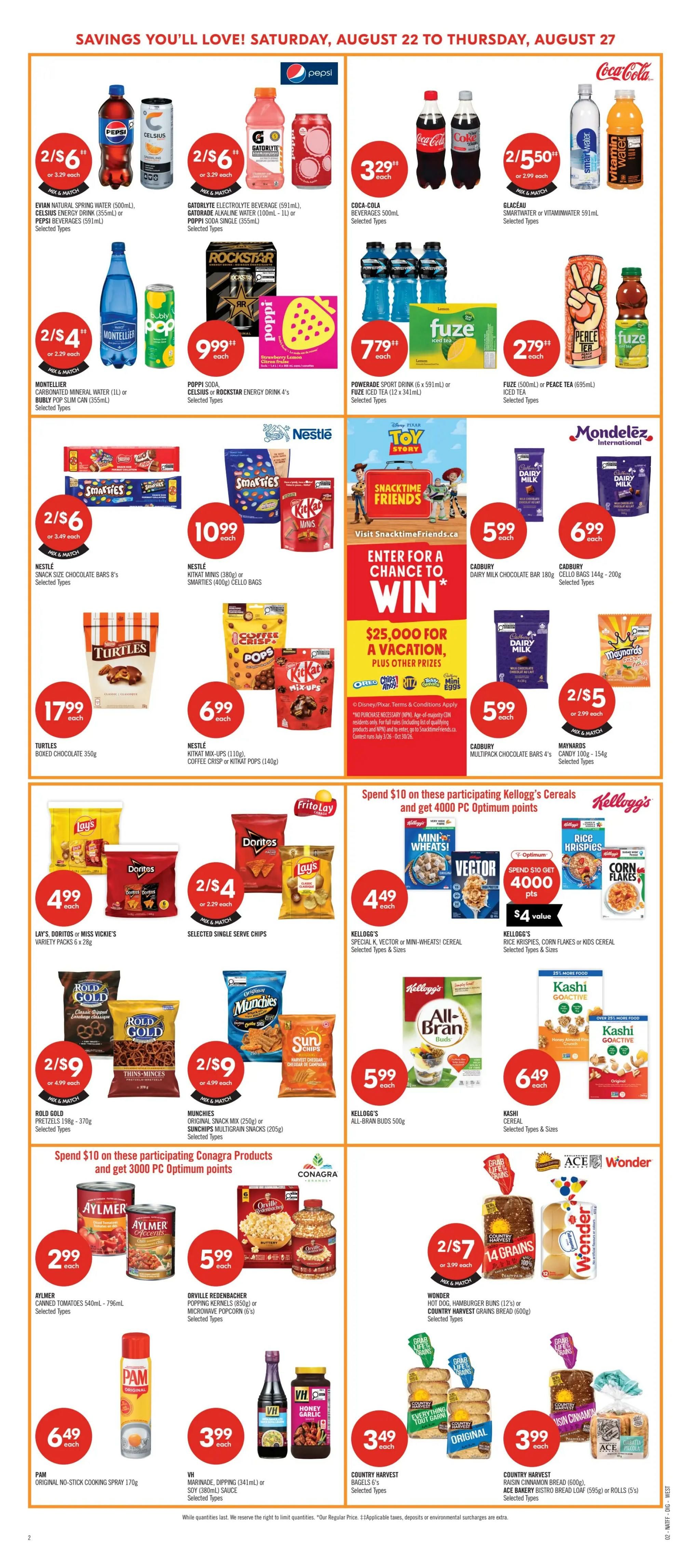 Shoppers Drug Mart (West) Flyer August 22 to 27